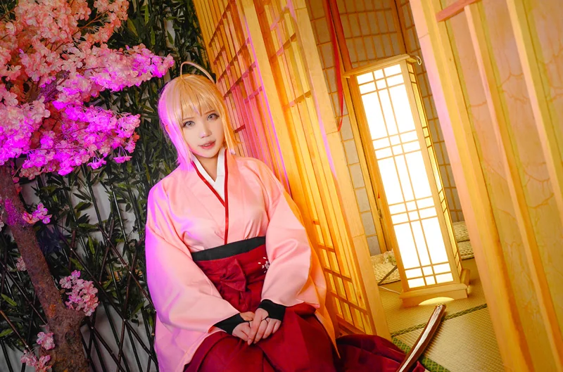 Fate/Grand Order 冲田总司COS写真