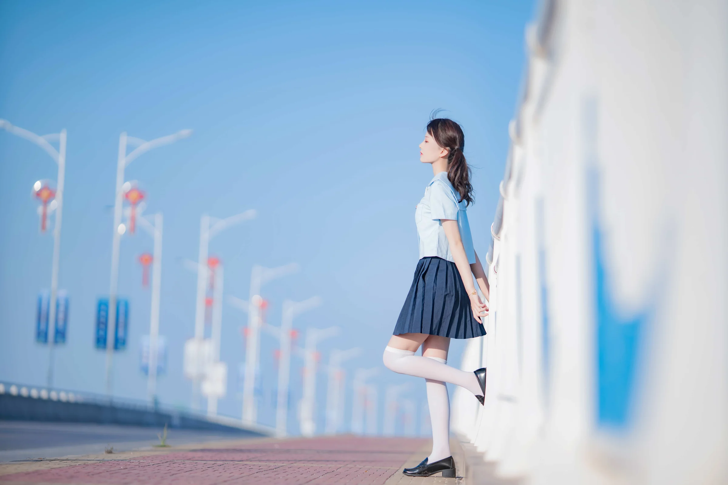 桜桃喵 – 蔚蓝 [33P]｜高清图片集
