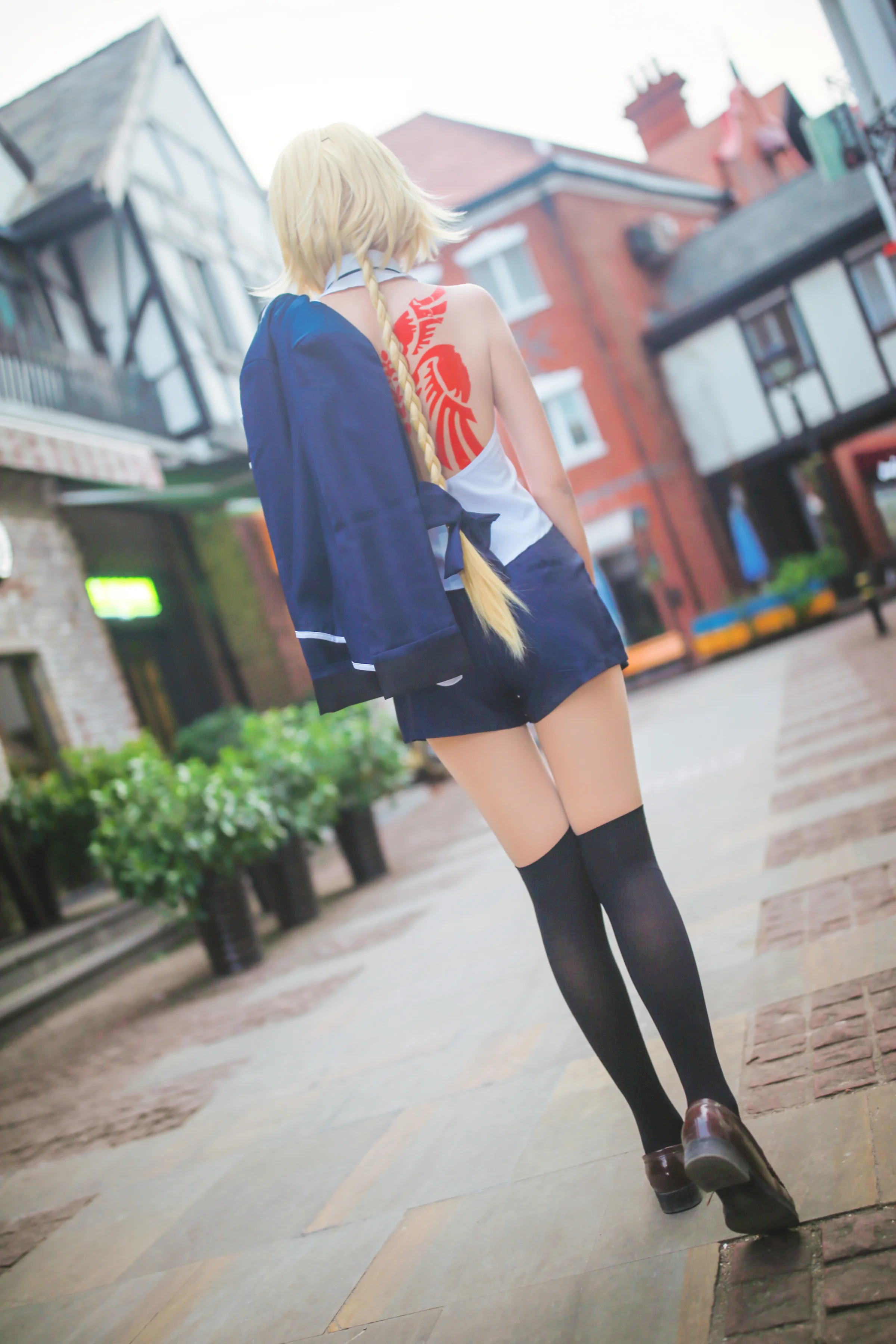 Fate/Apocrypha贞德校服COS写真
