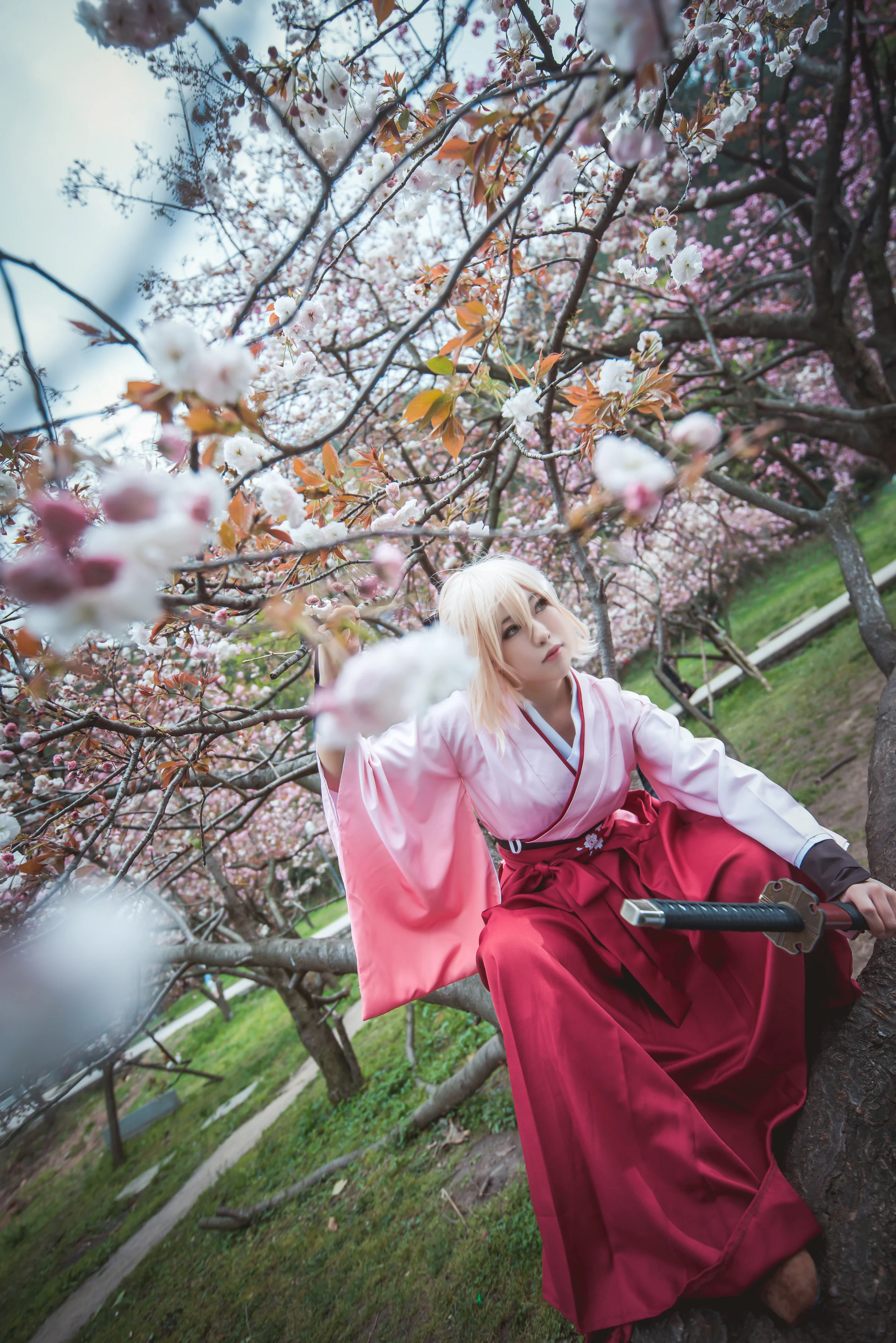 Fate/GrandOrder 冲田总司COS写真