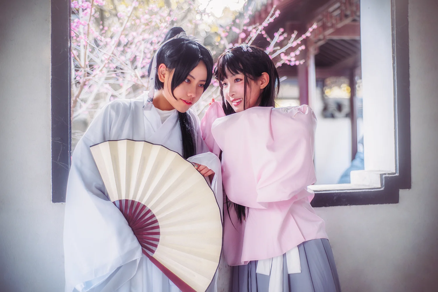【汉服】人面桃花相映红｜高清图片集