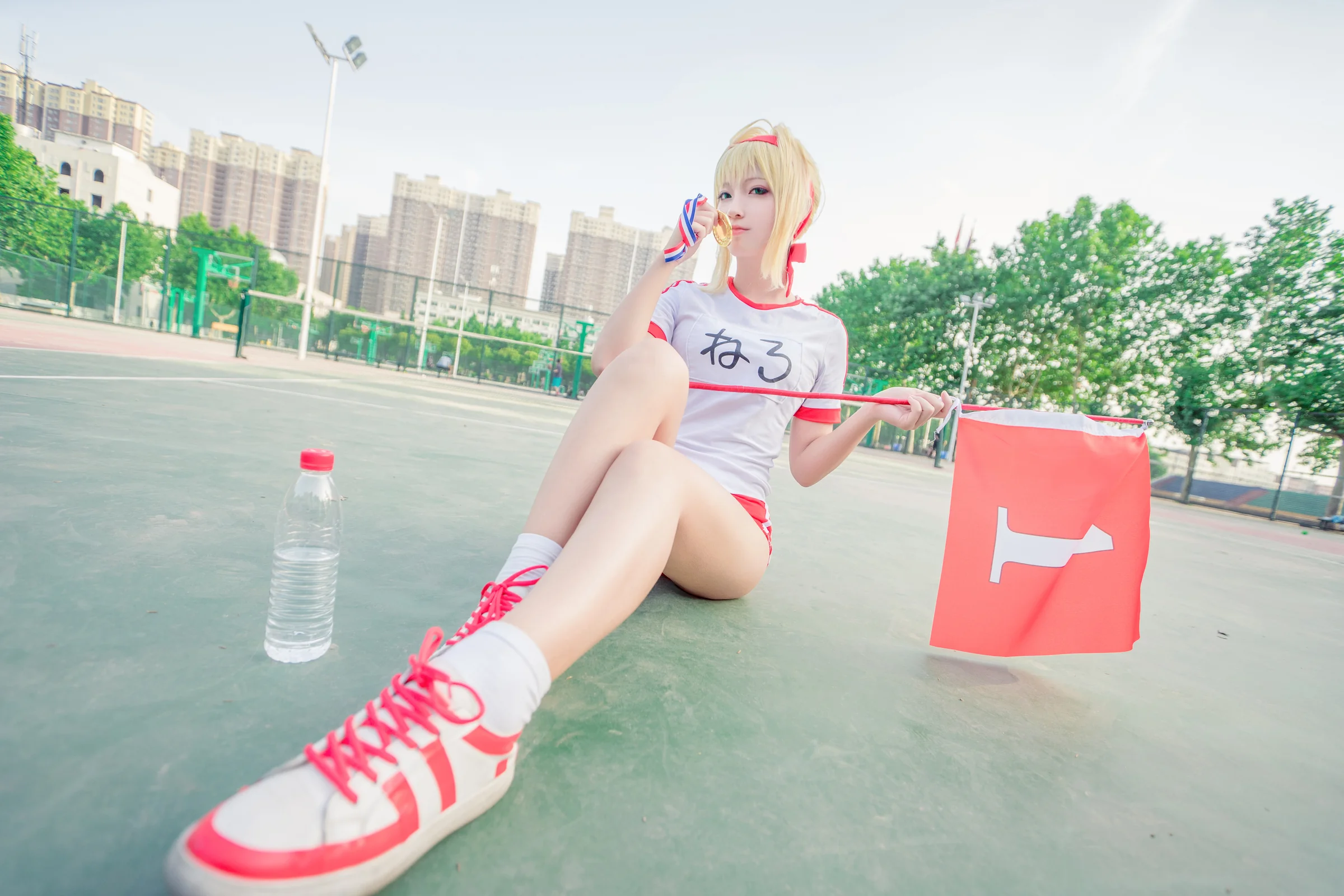 fgo 尼禄体操服COS写真