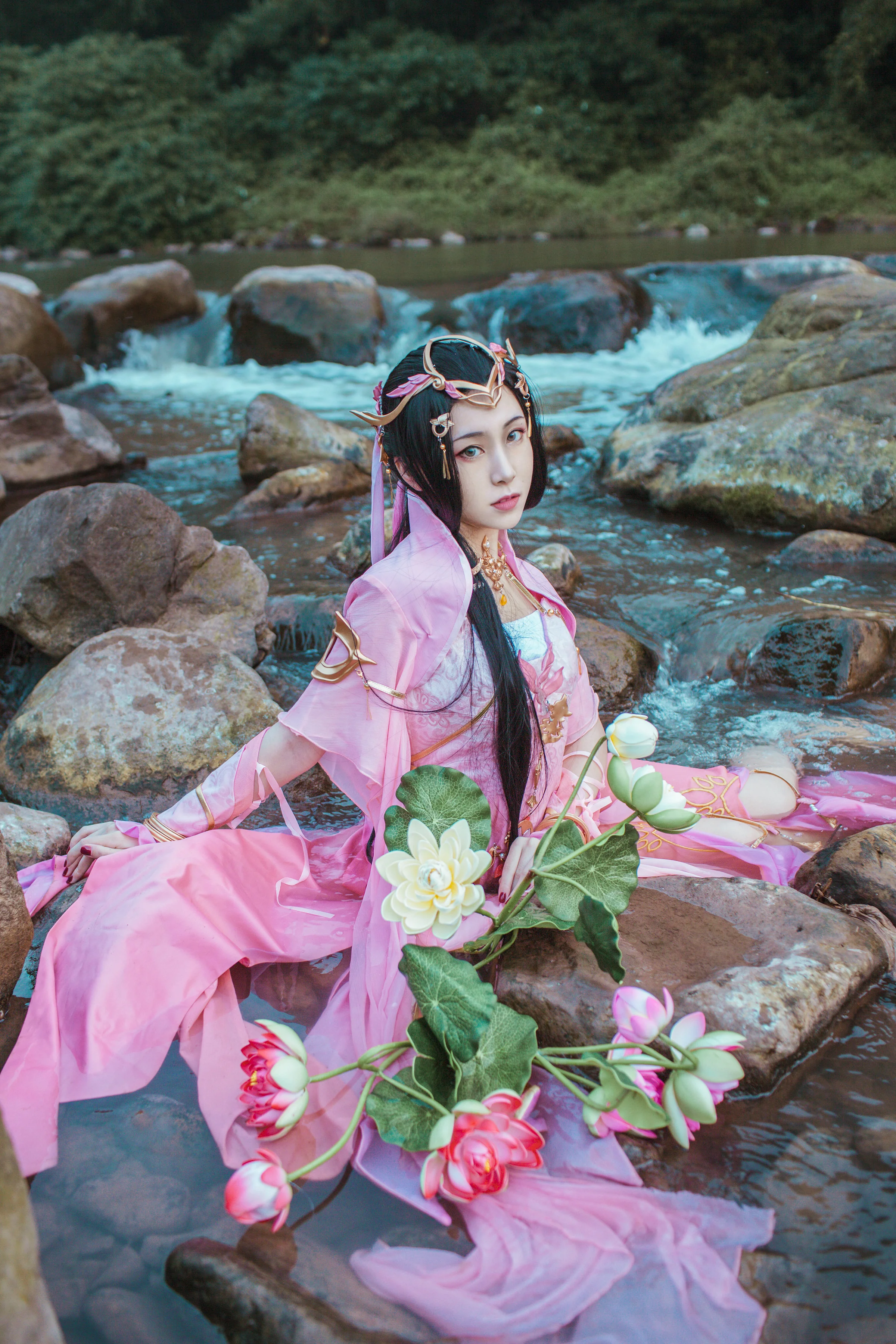 一船星月坐听香——七秀.雪河COS写真