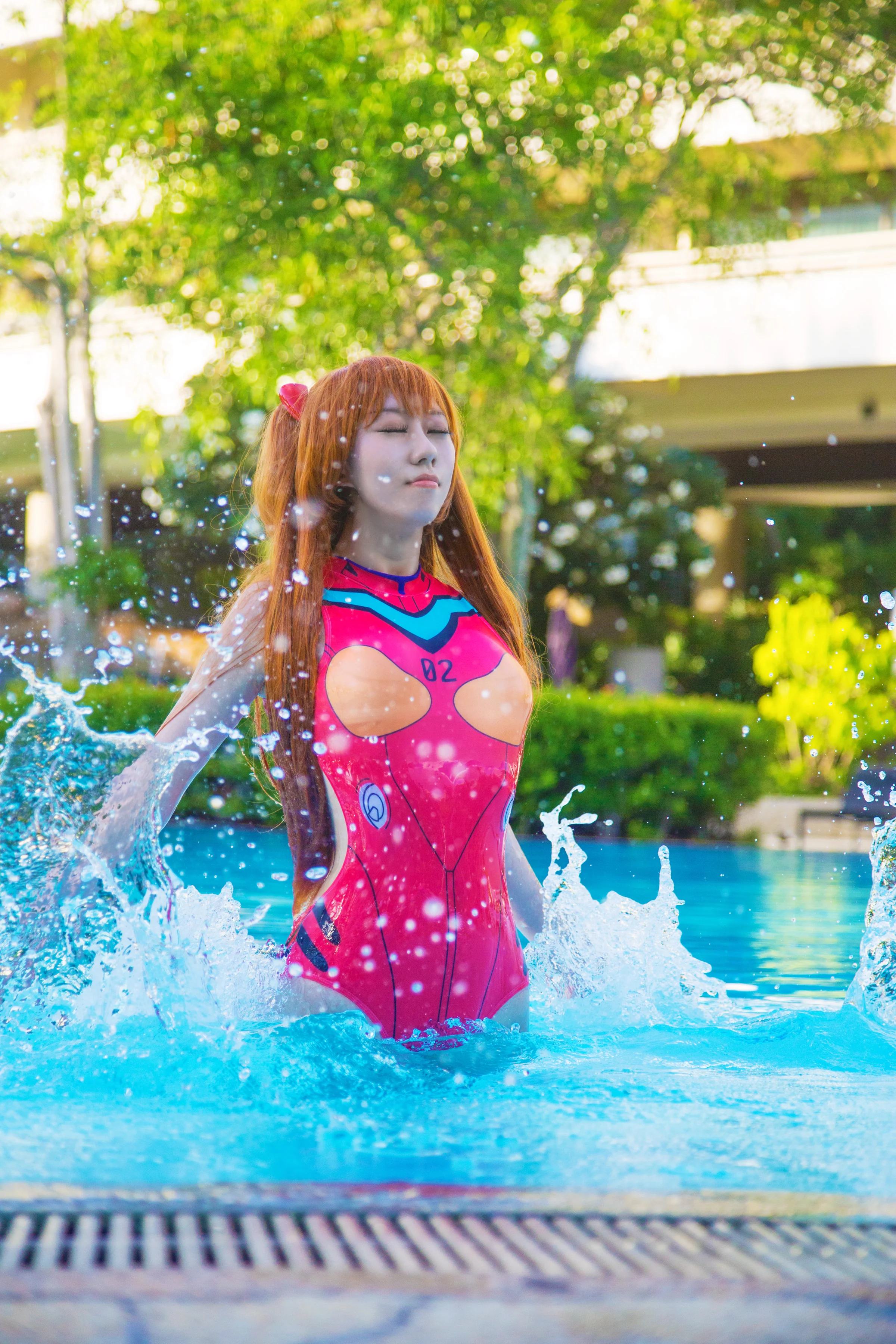 明日香水着COS写真