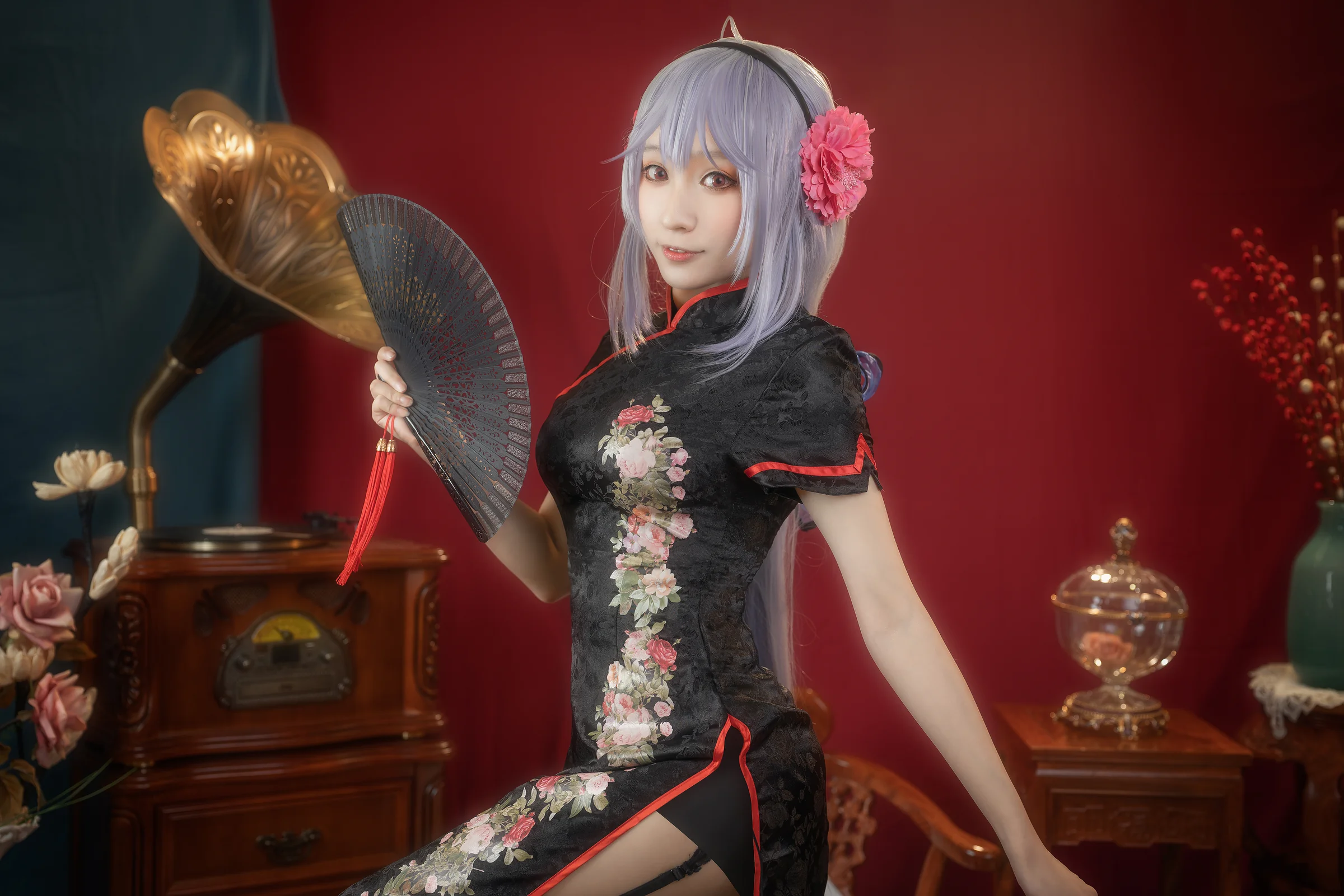 弱音 旗袍 COS写真 初音未来
