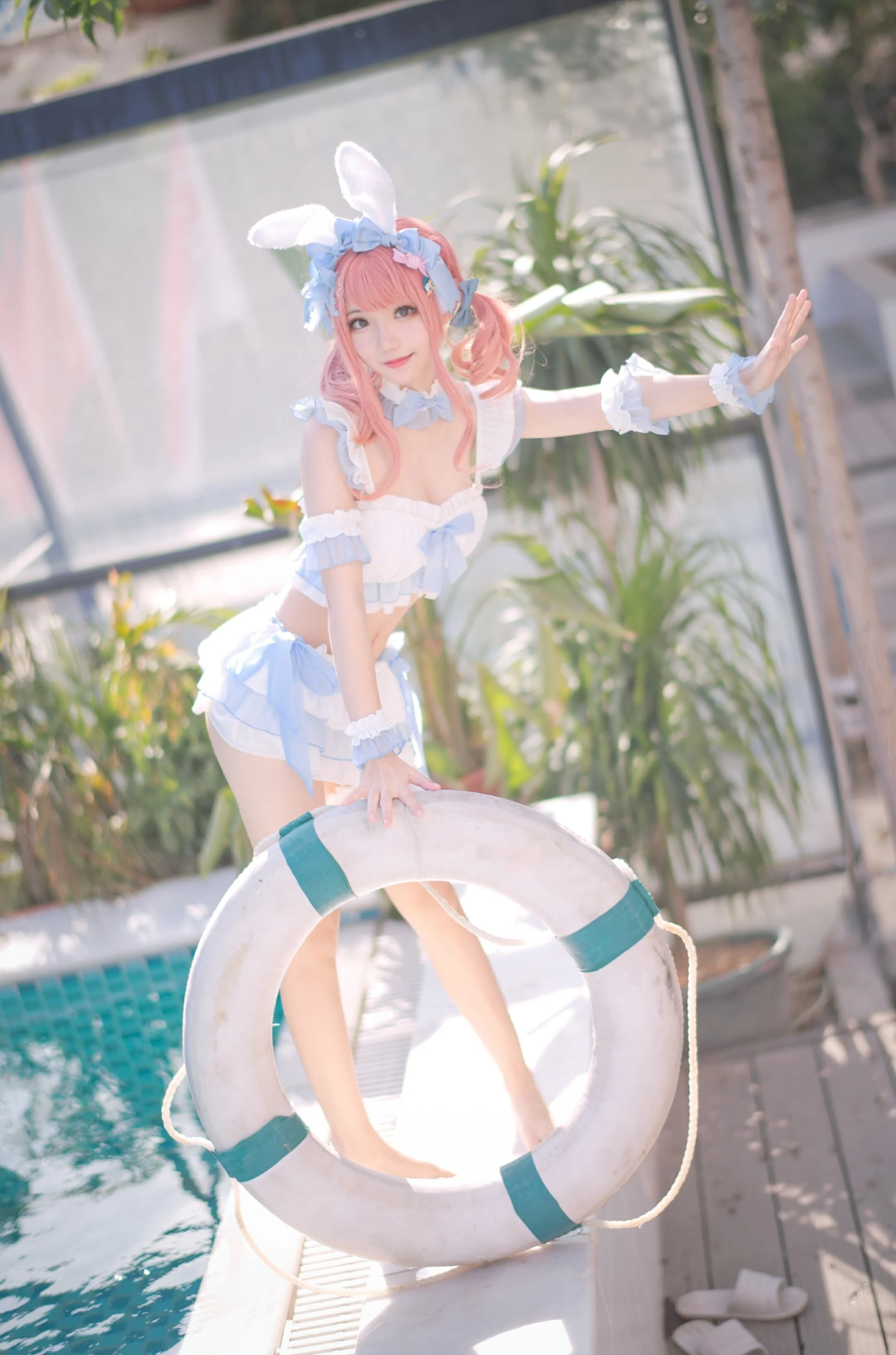 花柒Hana 夏日甜芯泳装写真