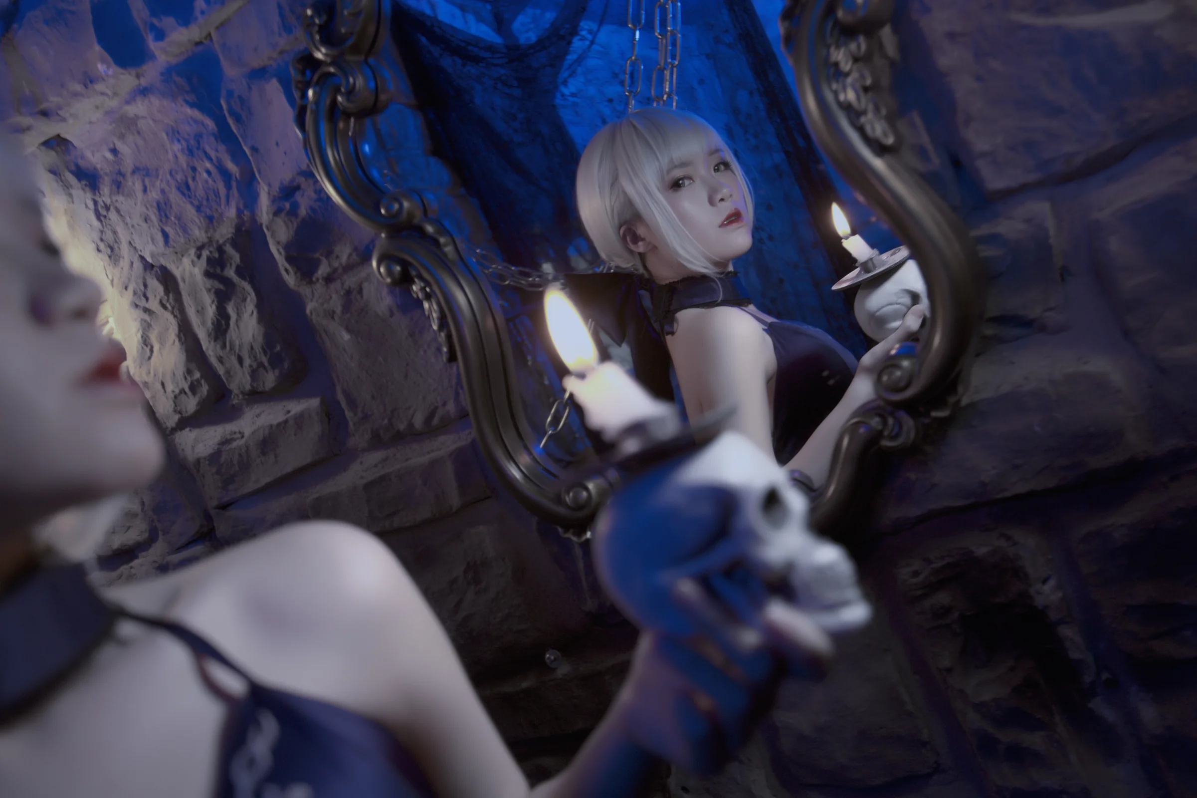 FGO黑saber礼服Ver. COS写真