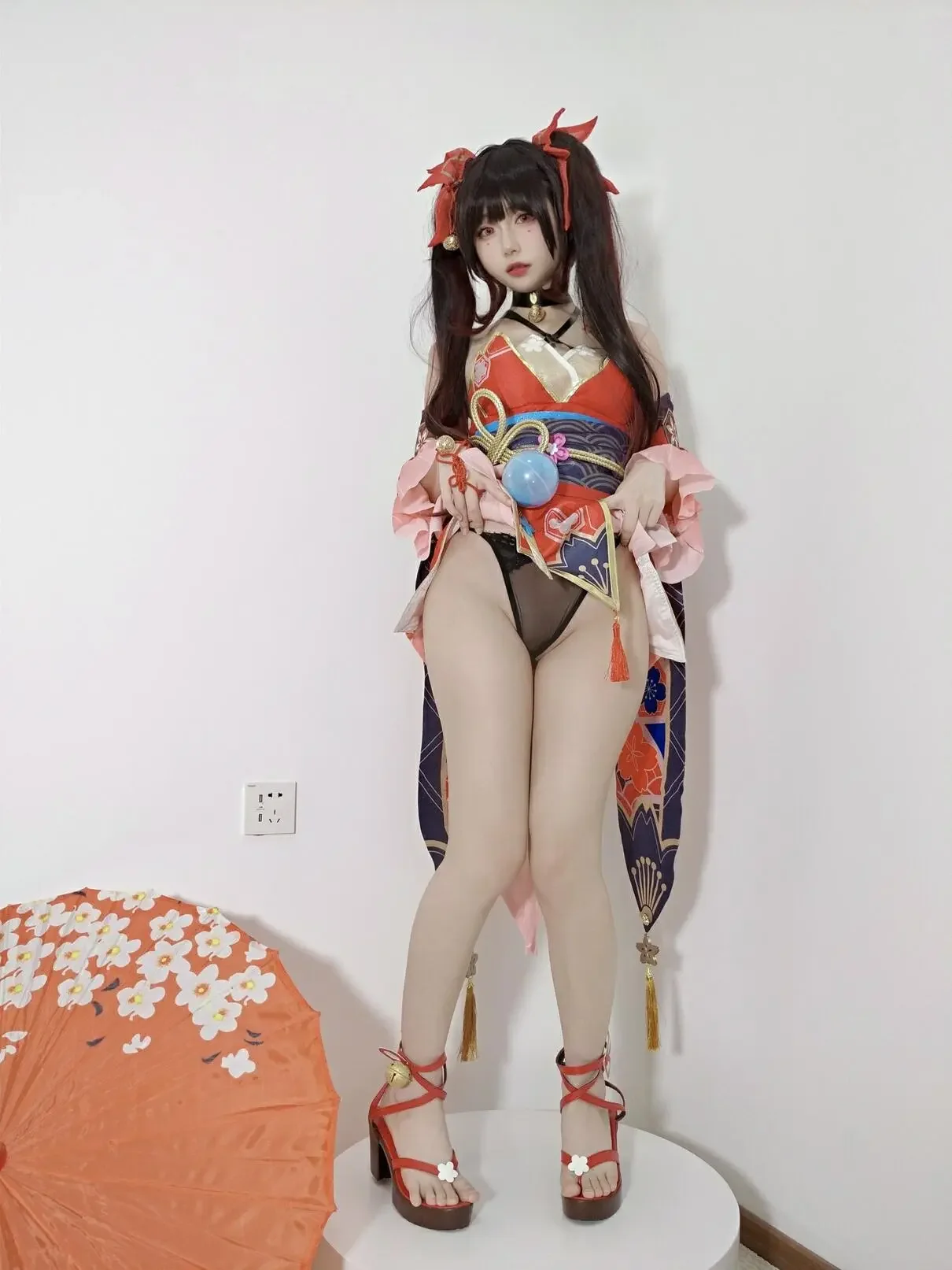 迷之呆梨 – 自撮り写真 花火