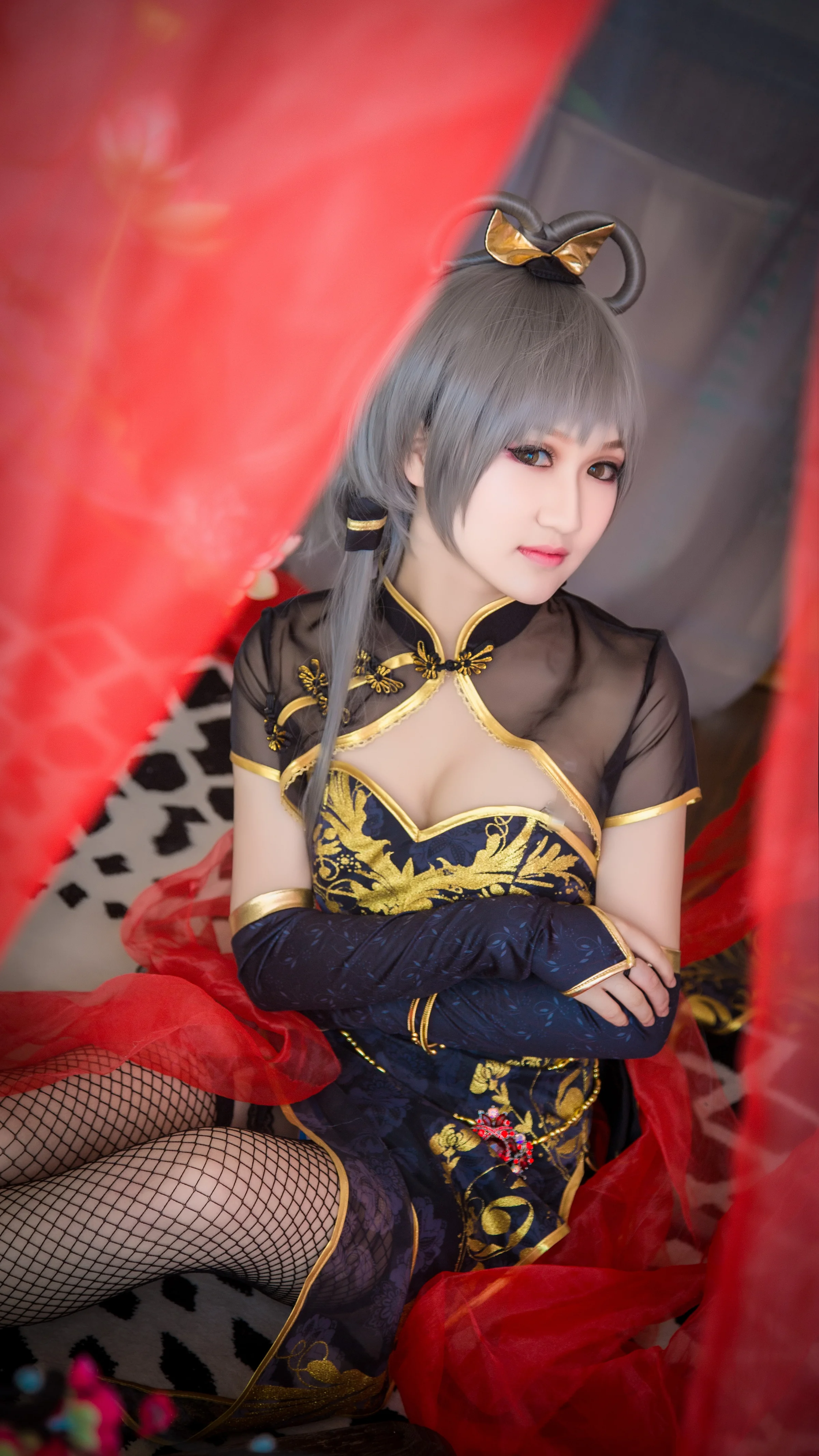 VOCALOID金丝雀洛天依COS写真