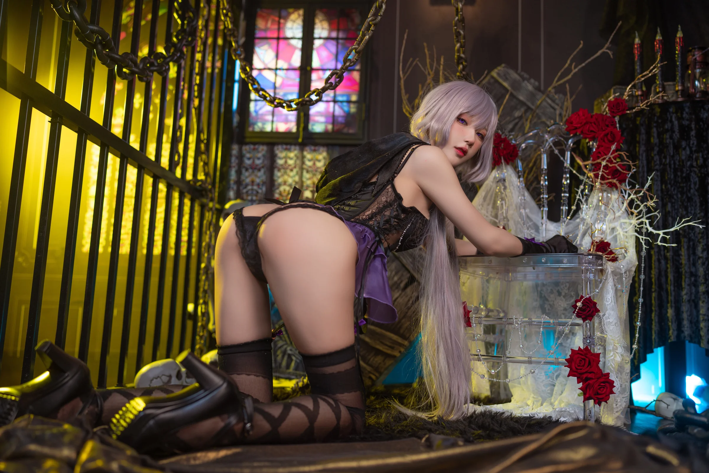 阿包也是兔娘 – 午夜瞌睡魔女｜高清图片集
