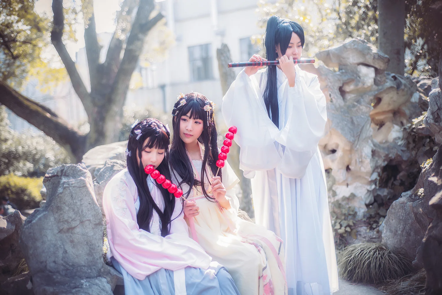 【汉服】人面桃花相映红｜高清图片集