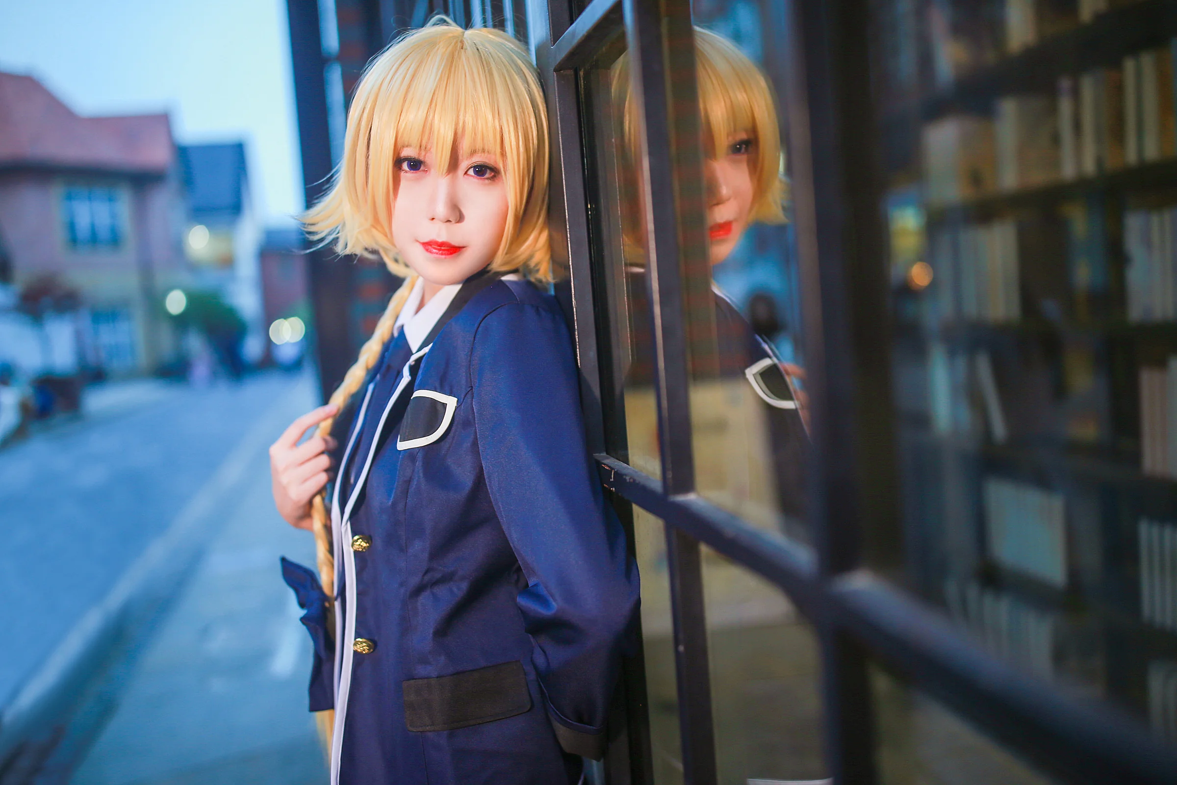 Fate/Apocrypha贞德校服COS写真