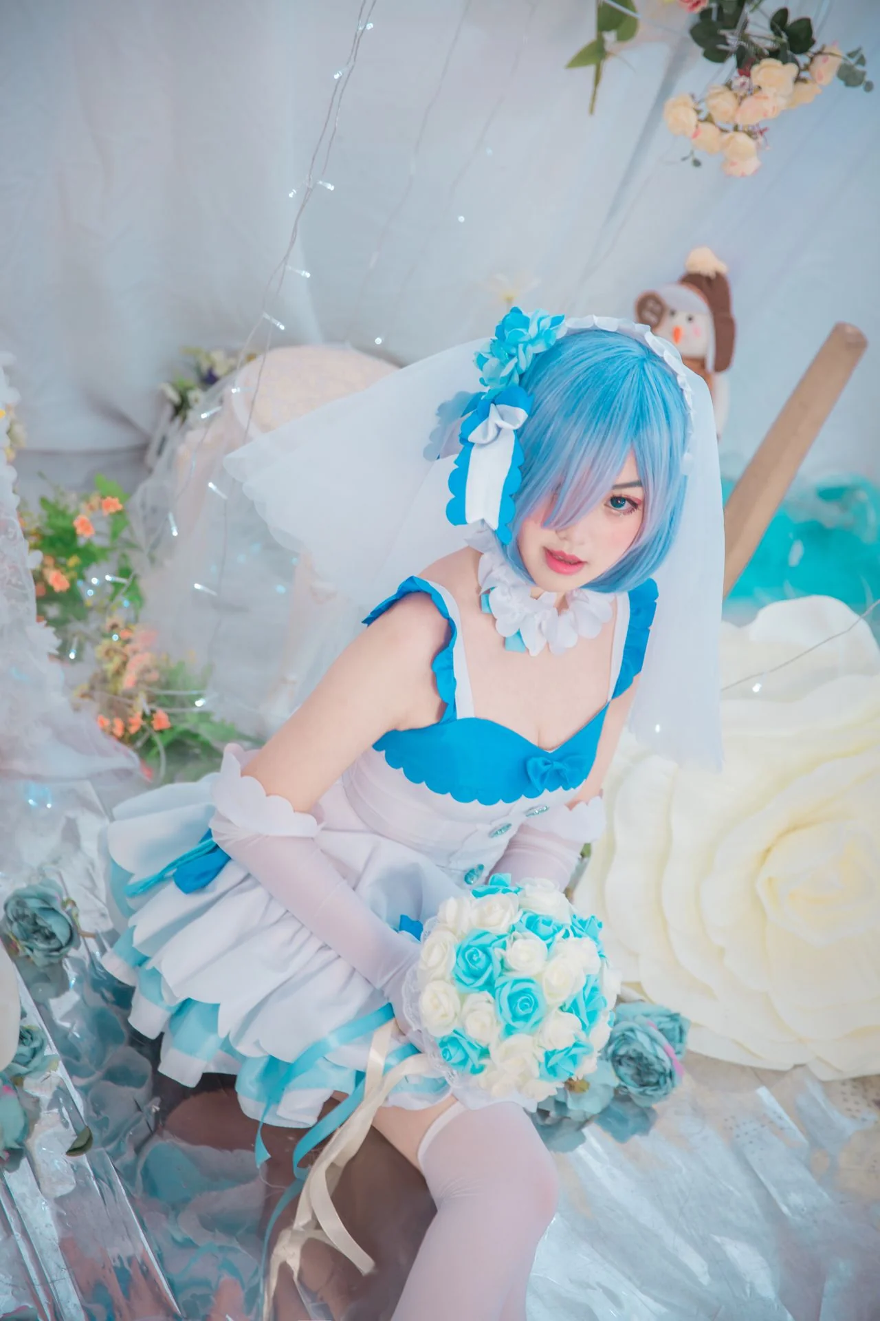 蕾姆花嫁COS写真