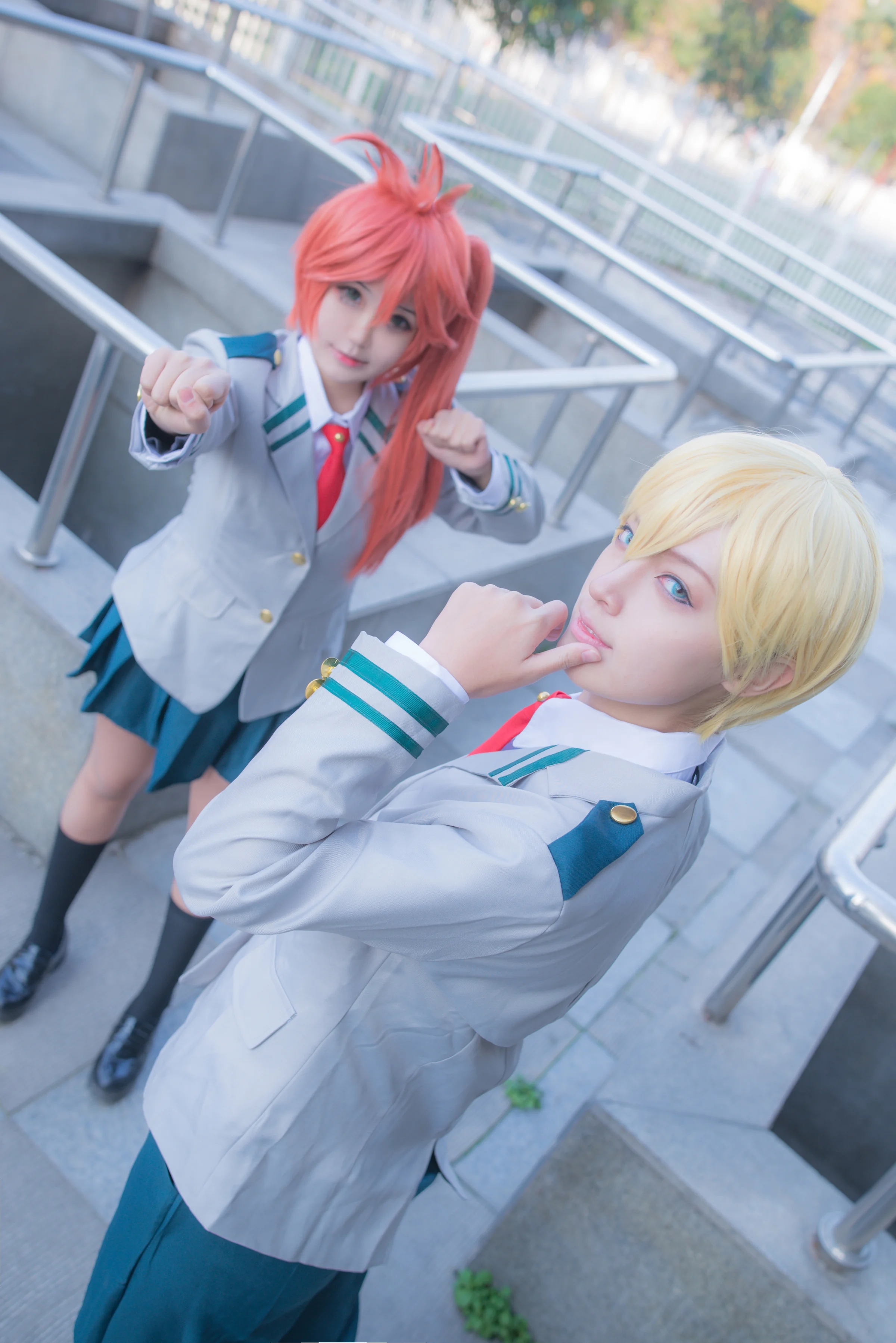 我的英雄学院 物间x拳藤COS写真
