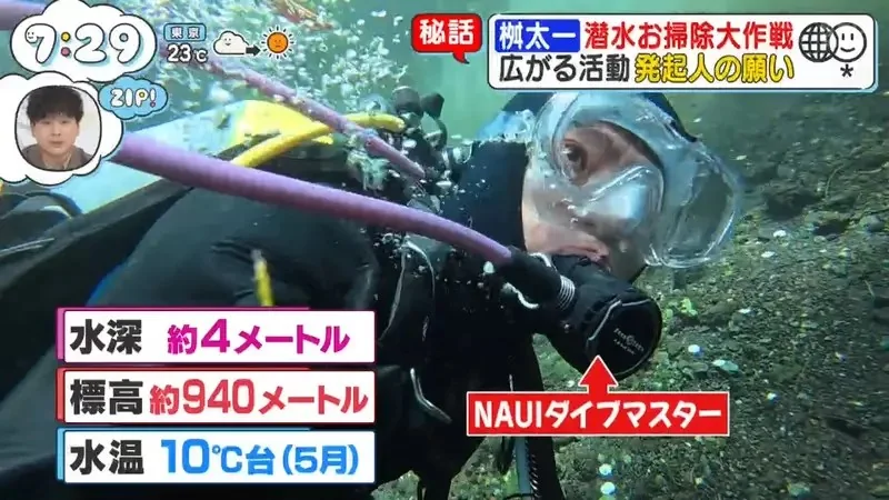 日本人氣觀光地《忍野八海》跟拍潛水員回收觀光客亂丟的硬幣｜高清图片集
