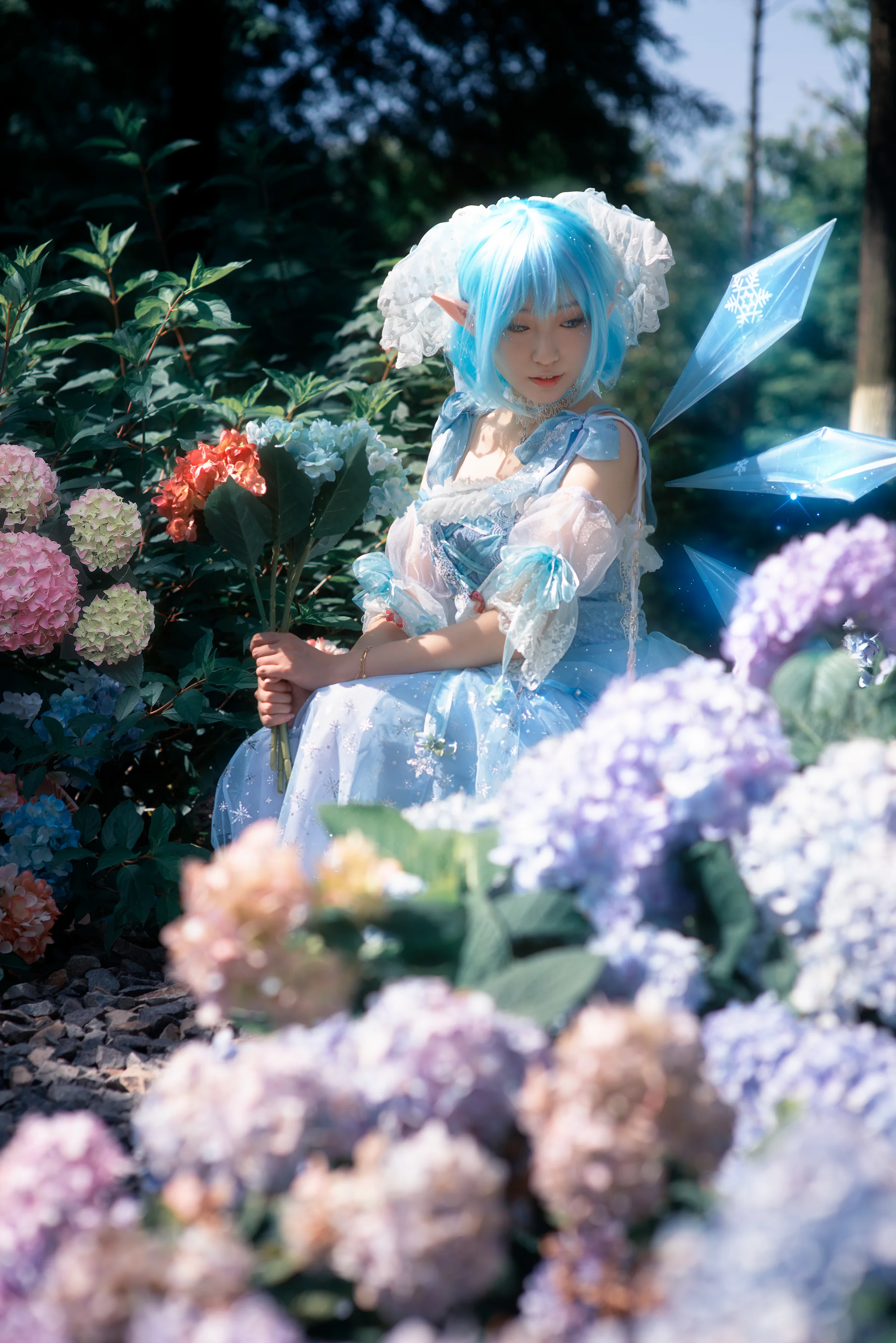 东方project 琪露诺 COS写真