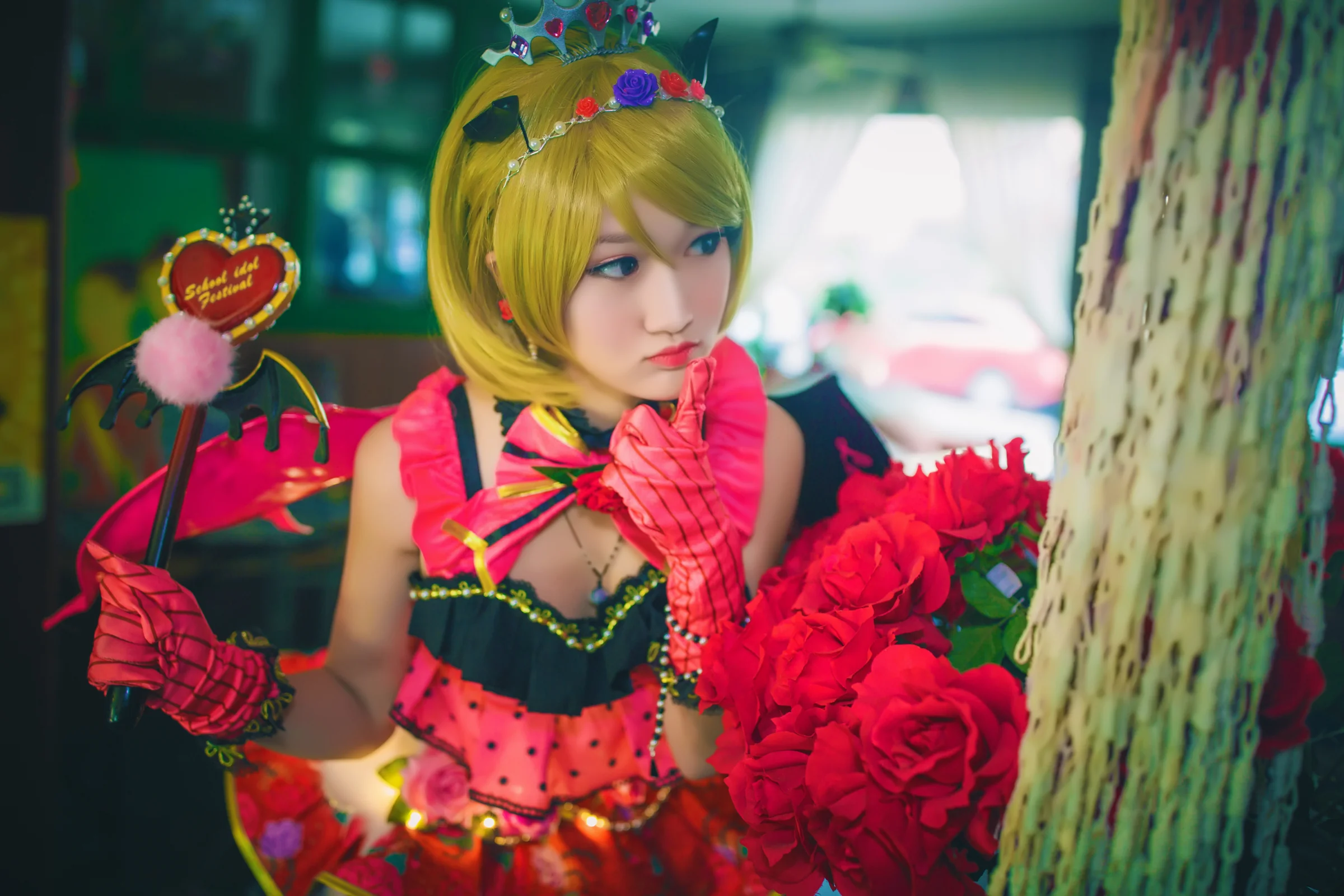 LoveLive花阳小恶魔觉醒COS写真