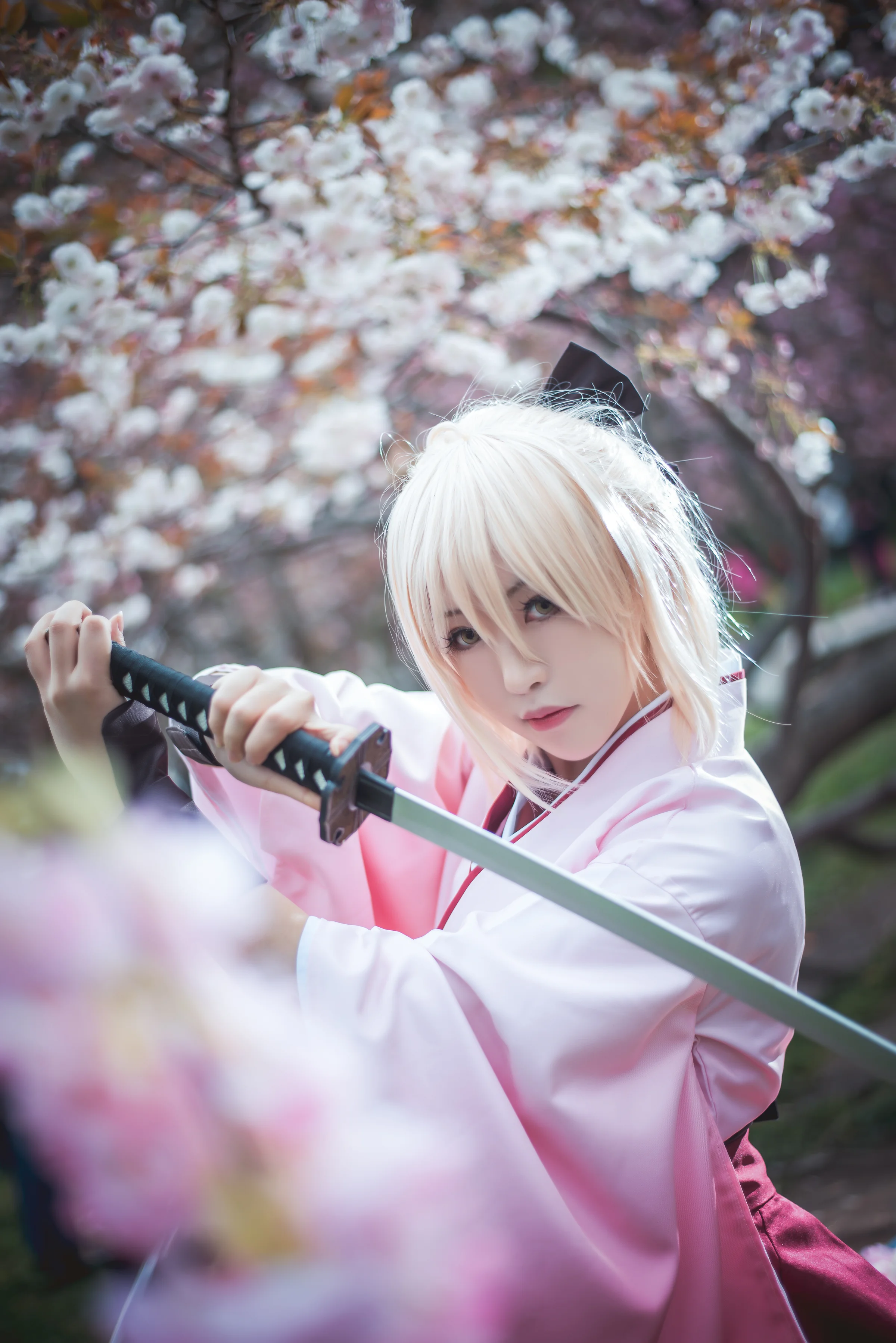 Fate/GrandOrder 冲田总司COS写真