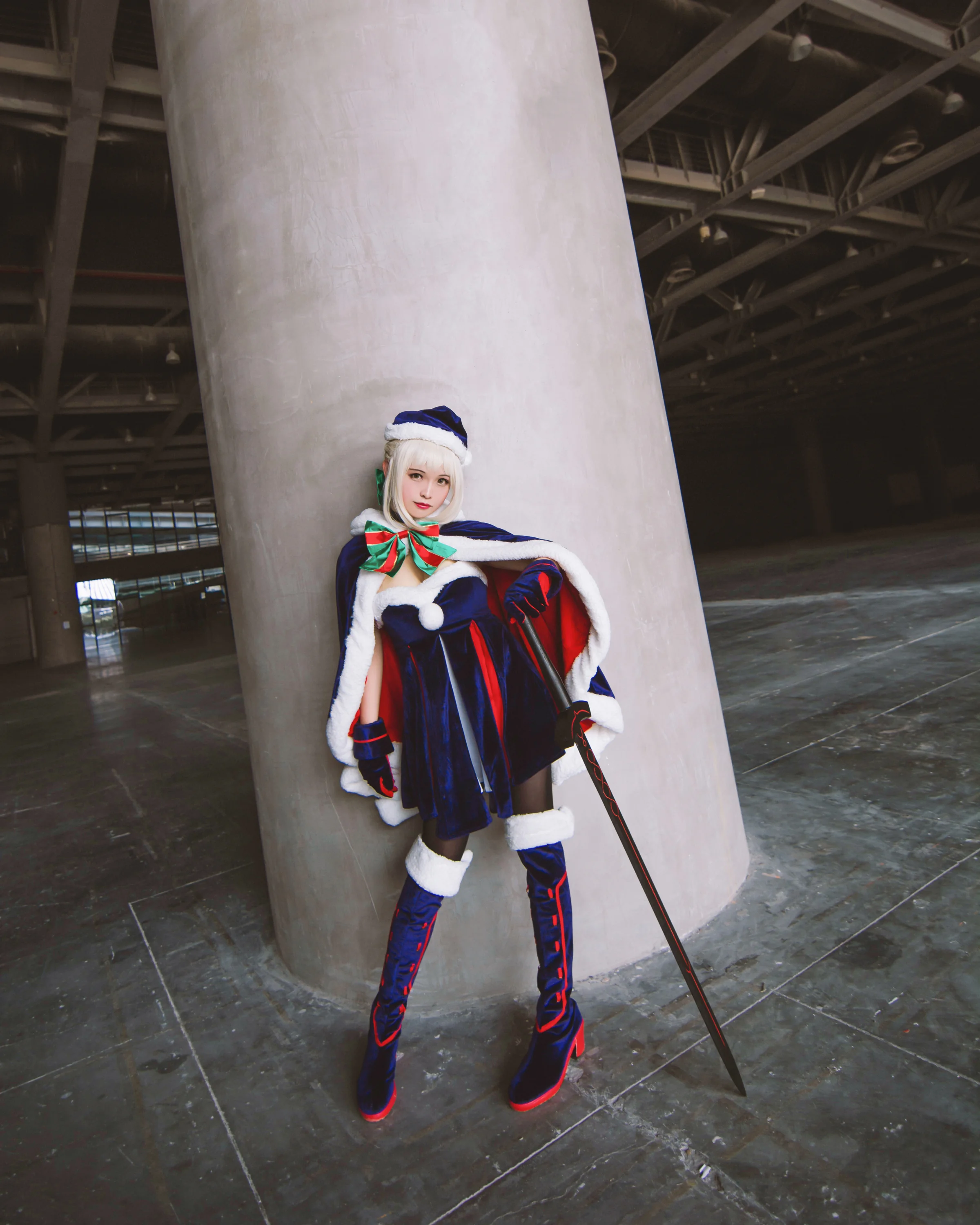 FGO 圣诞阿尔托利亚alter COS写真