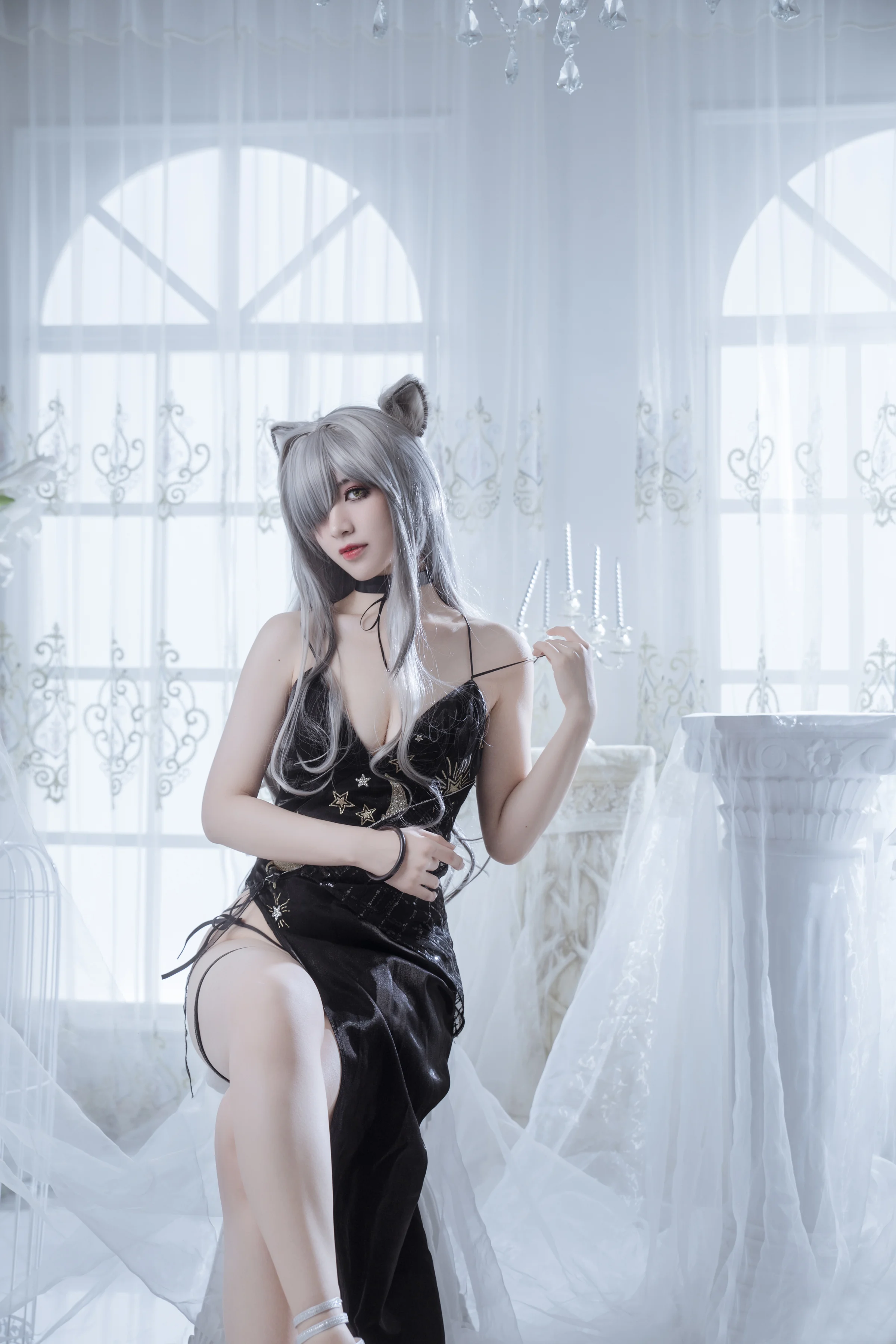 明日方舟 黑COS写真