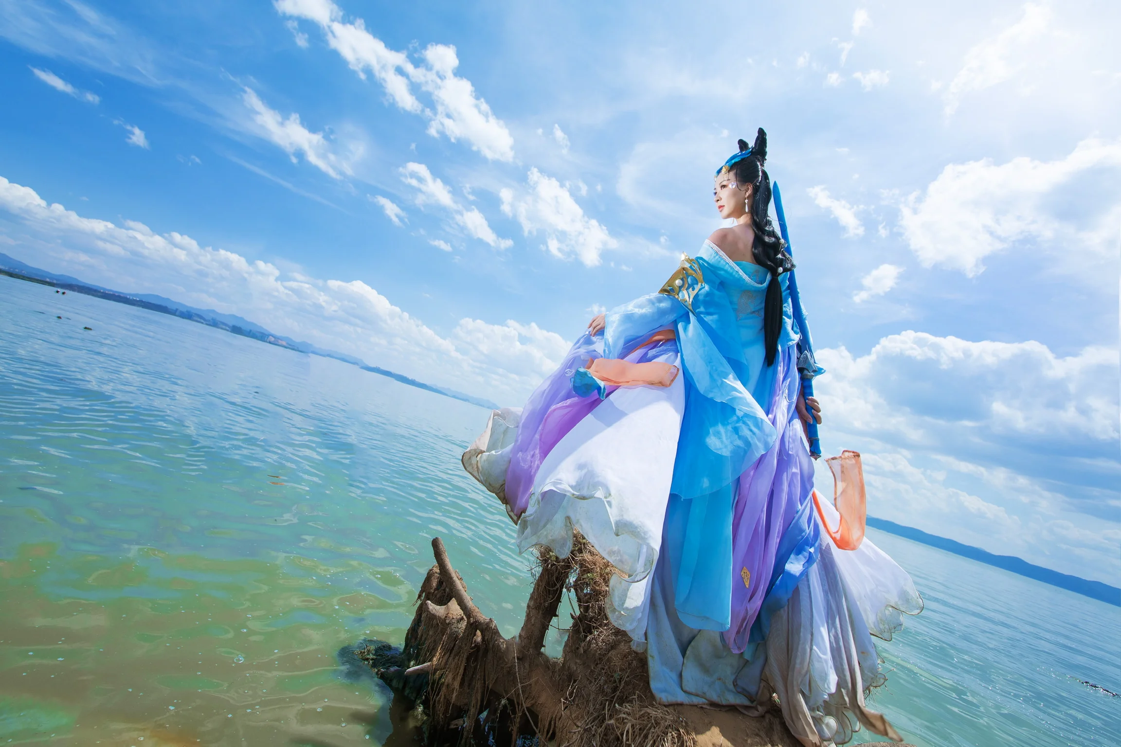 【COS写真正片/瑶音】天涯明月刀·画龙致雨