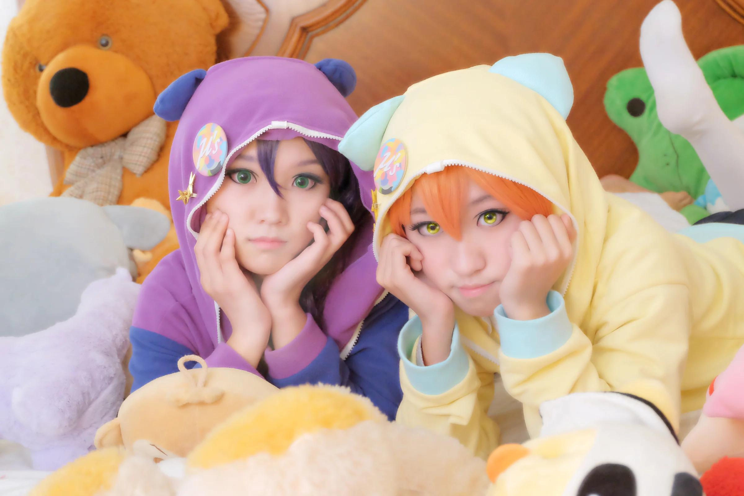 LoveLive！星空凛&东条希动物未觉醒COS写真