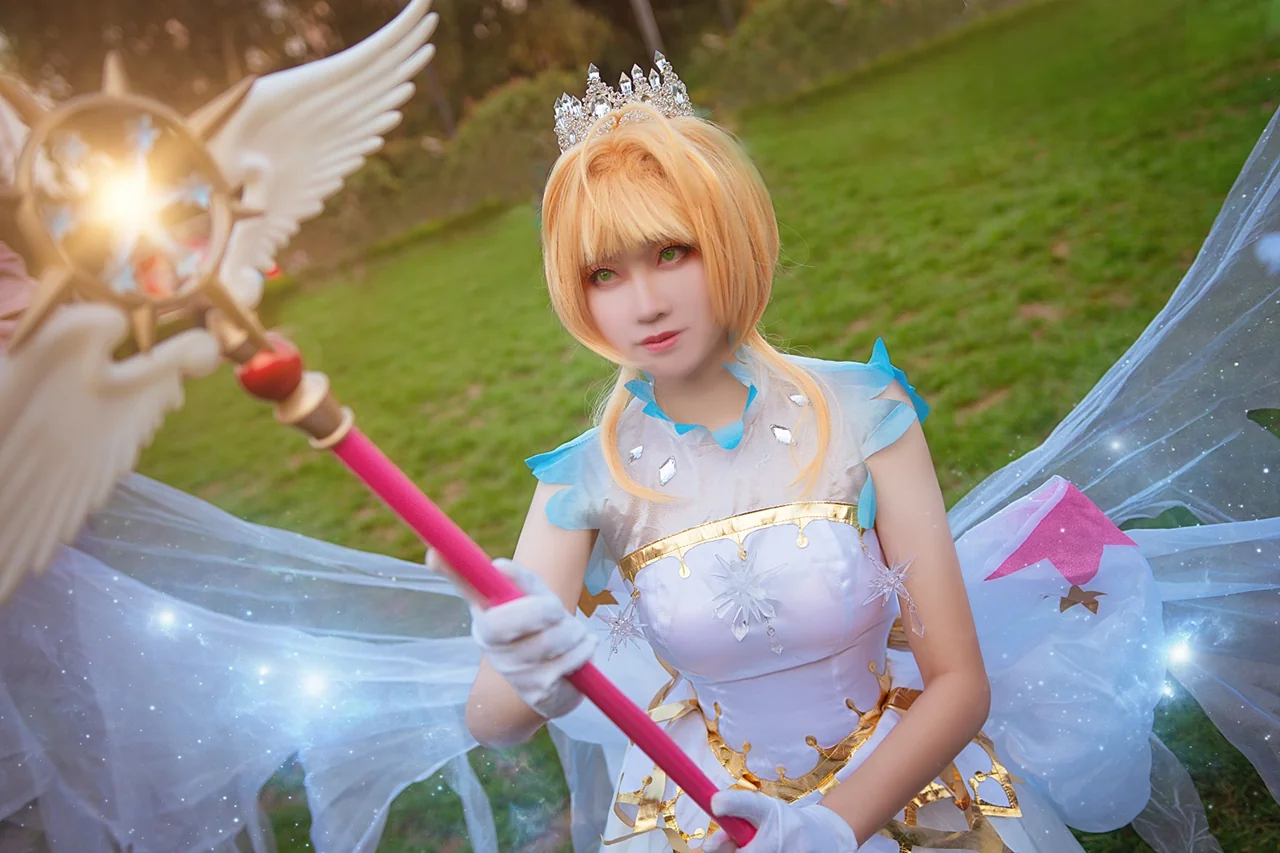 魔卡少女樱冰雪公主COS写真