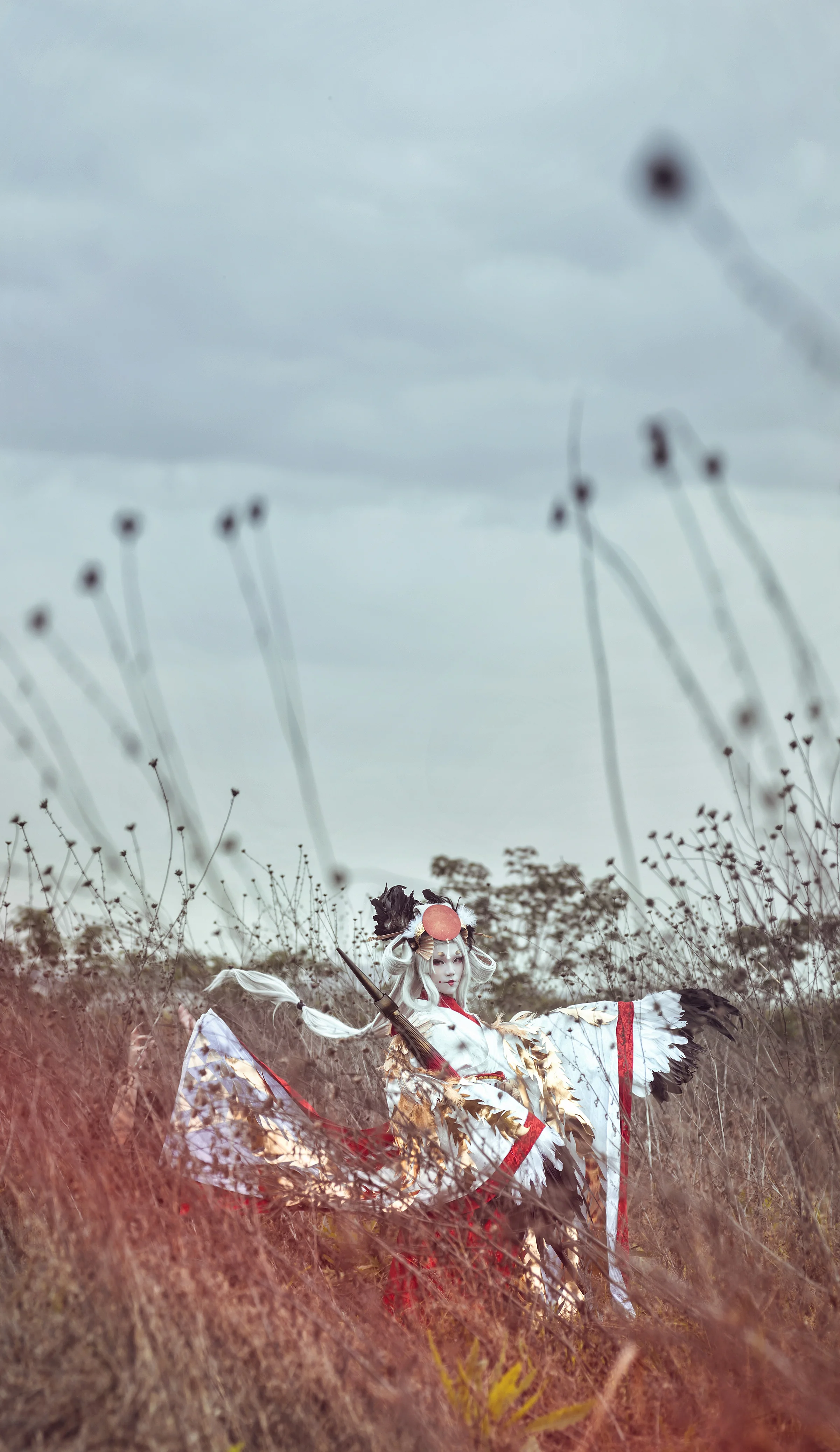 阴阳师手游——姑获鸟·金鸾鹤羽COS写真