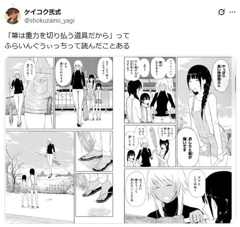 《魔女騎掃帚》難道屁股都不會痛嗎？歷代魔女都有自己的舒服騎法｜高清图片集