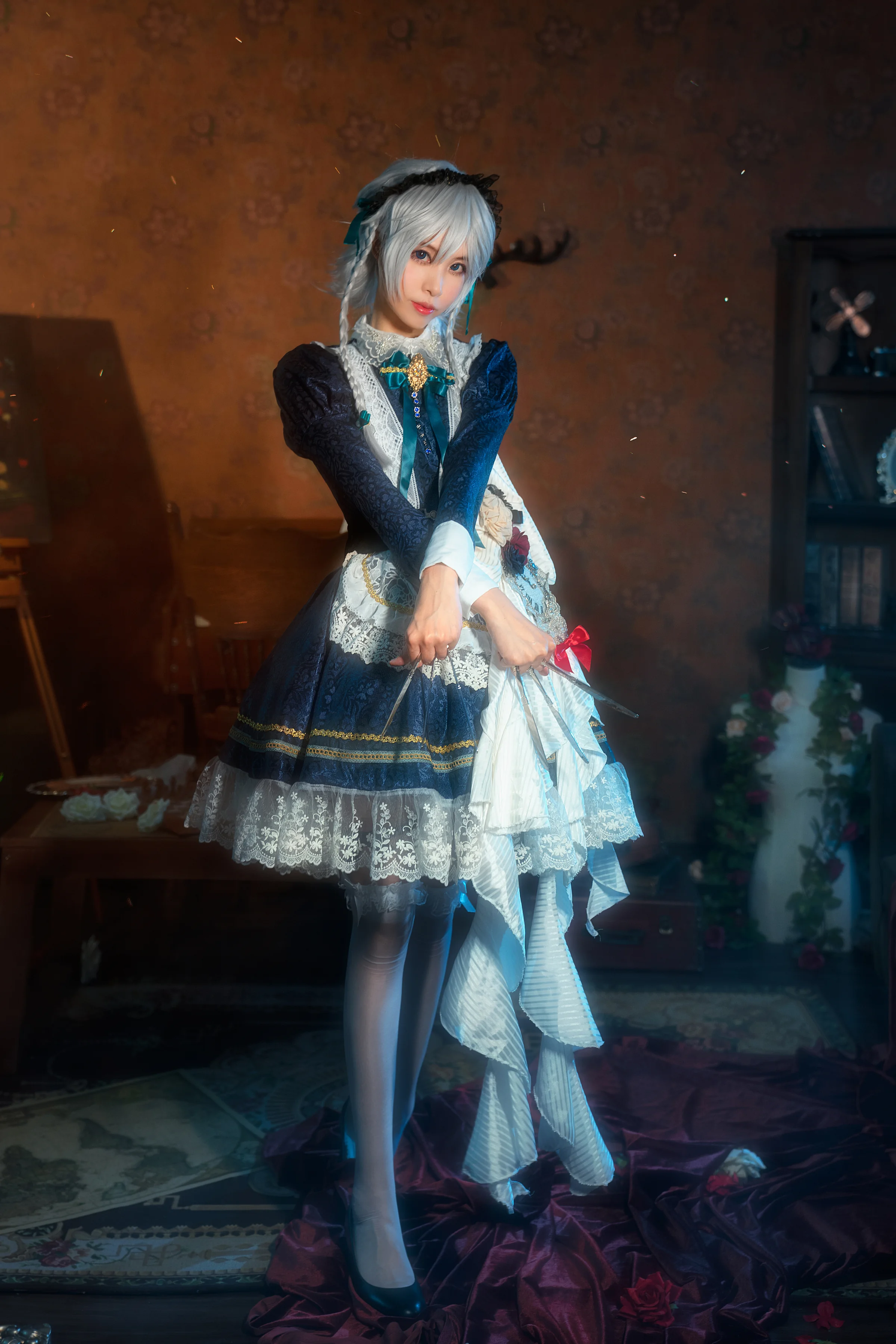 东方project红魔组蕾米莉亚 十六夜咲夜 COS写真