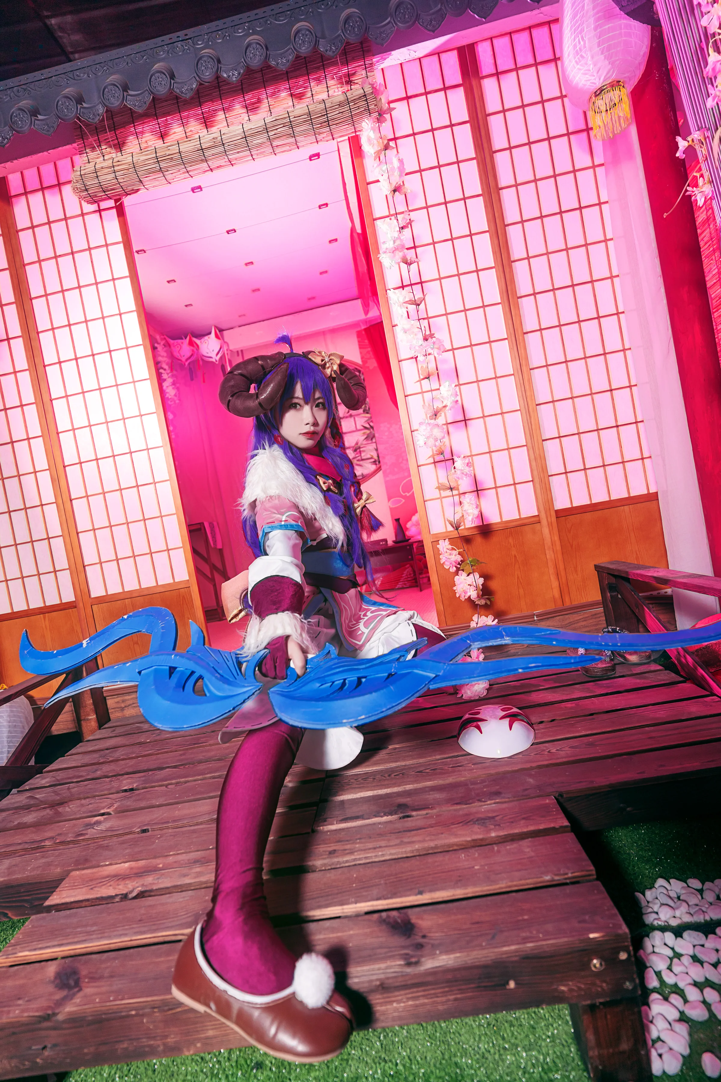 英雄联盟LOL 灵魂莲华阿狸COS写真