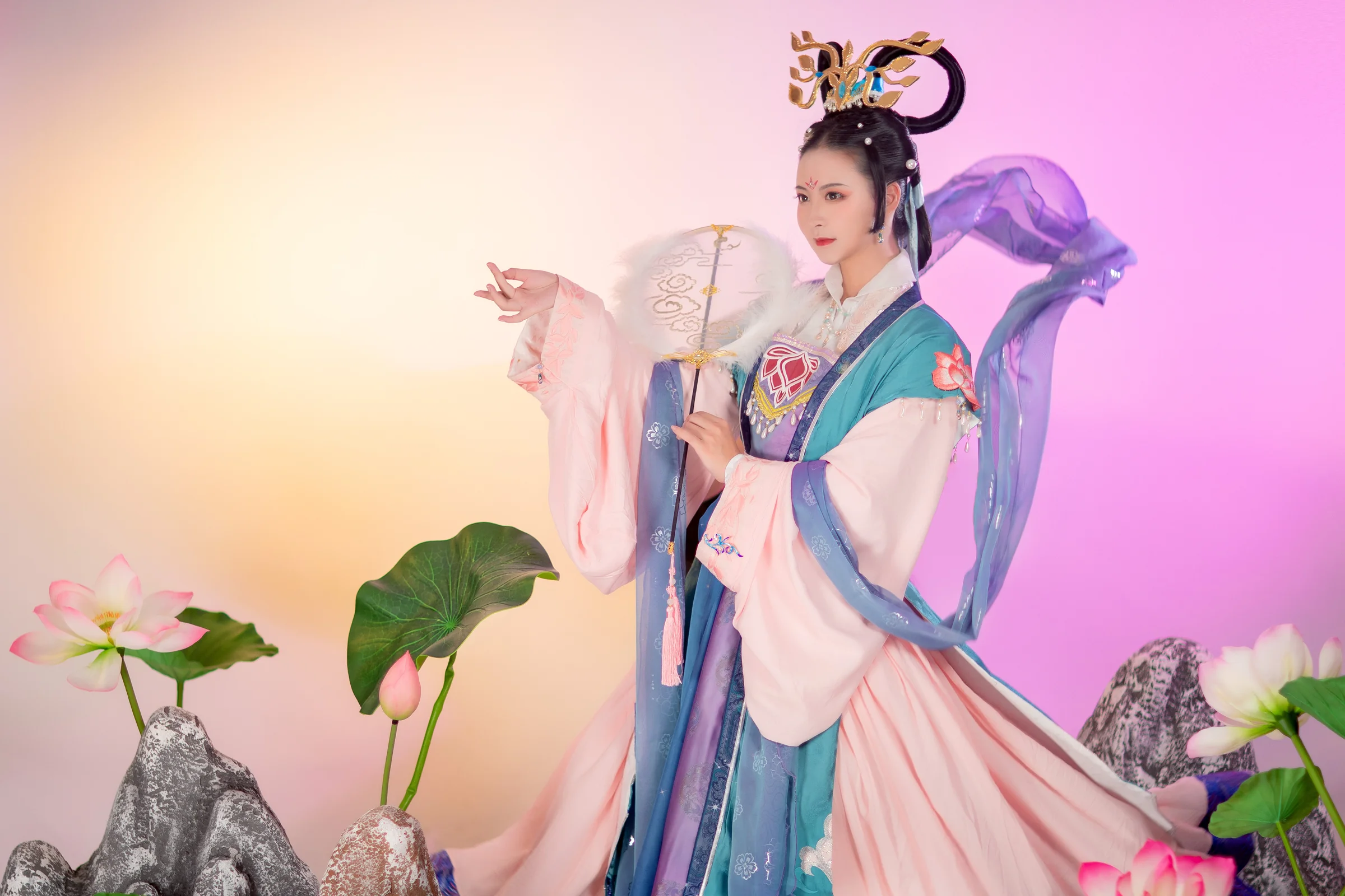 天涯明月刀·心王·洛神赋COS写真