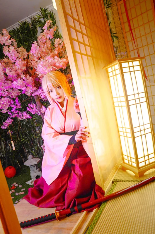 Fate/Grand Order 冲田总司COS写真