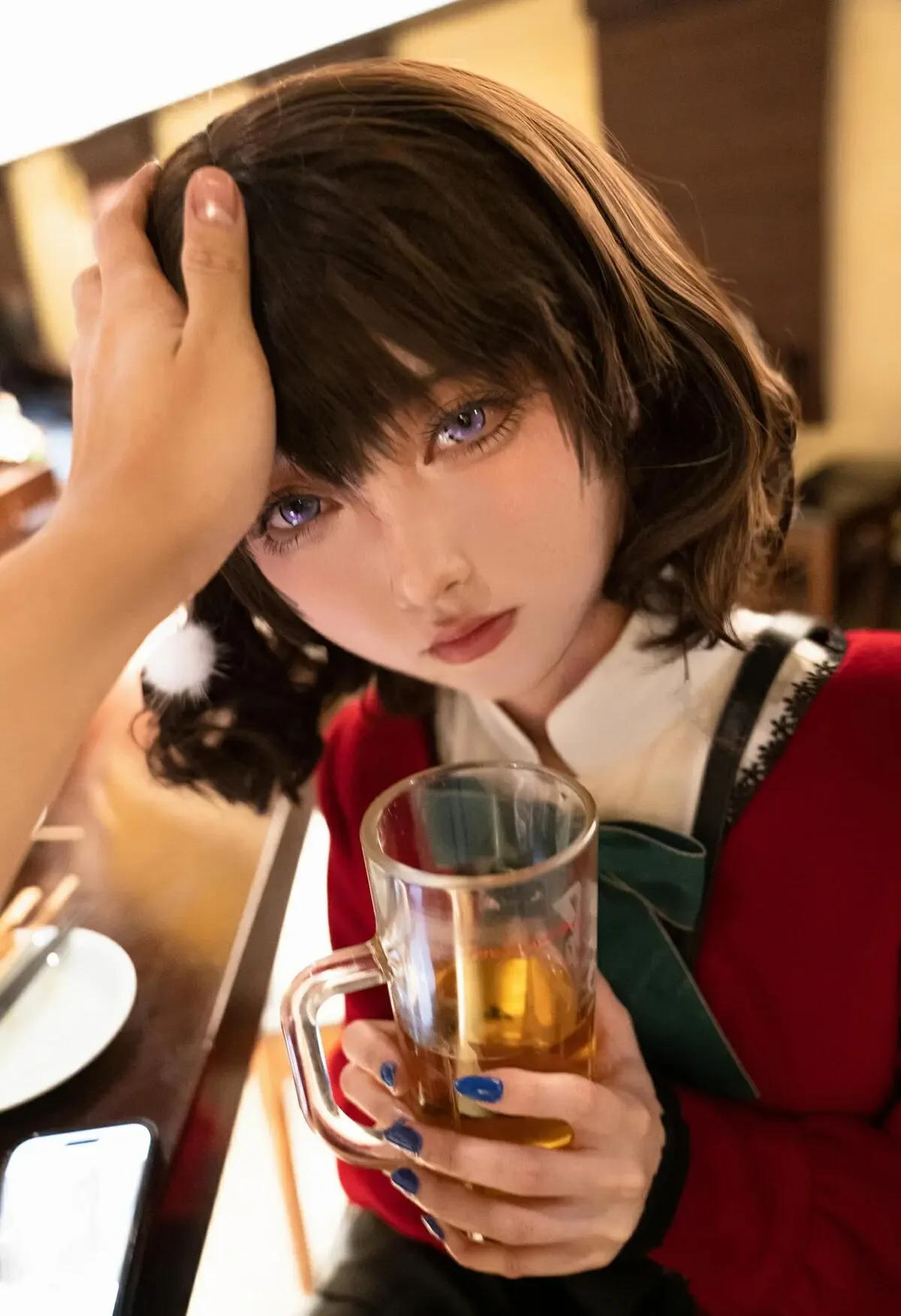 炭烤莉莉黑 – 桌面少女 冬·林檎｜高清图片集