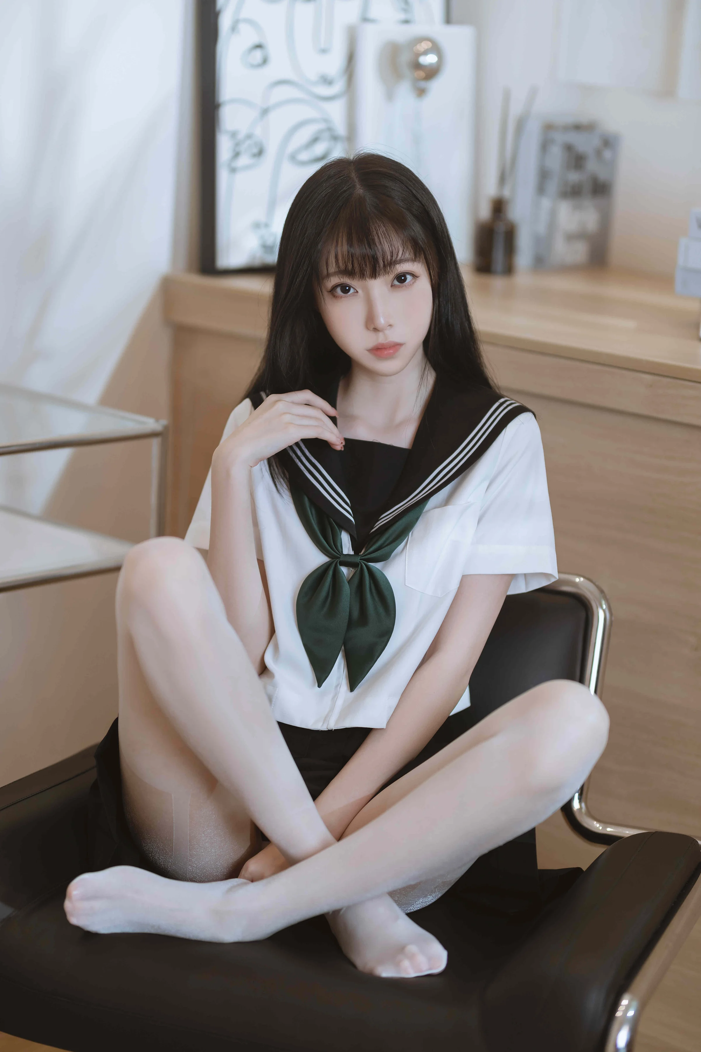 许岚LAN – 白丝水手服 [40P]｜高清图片集