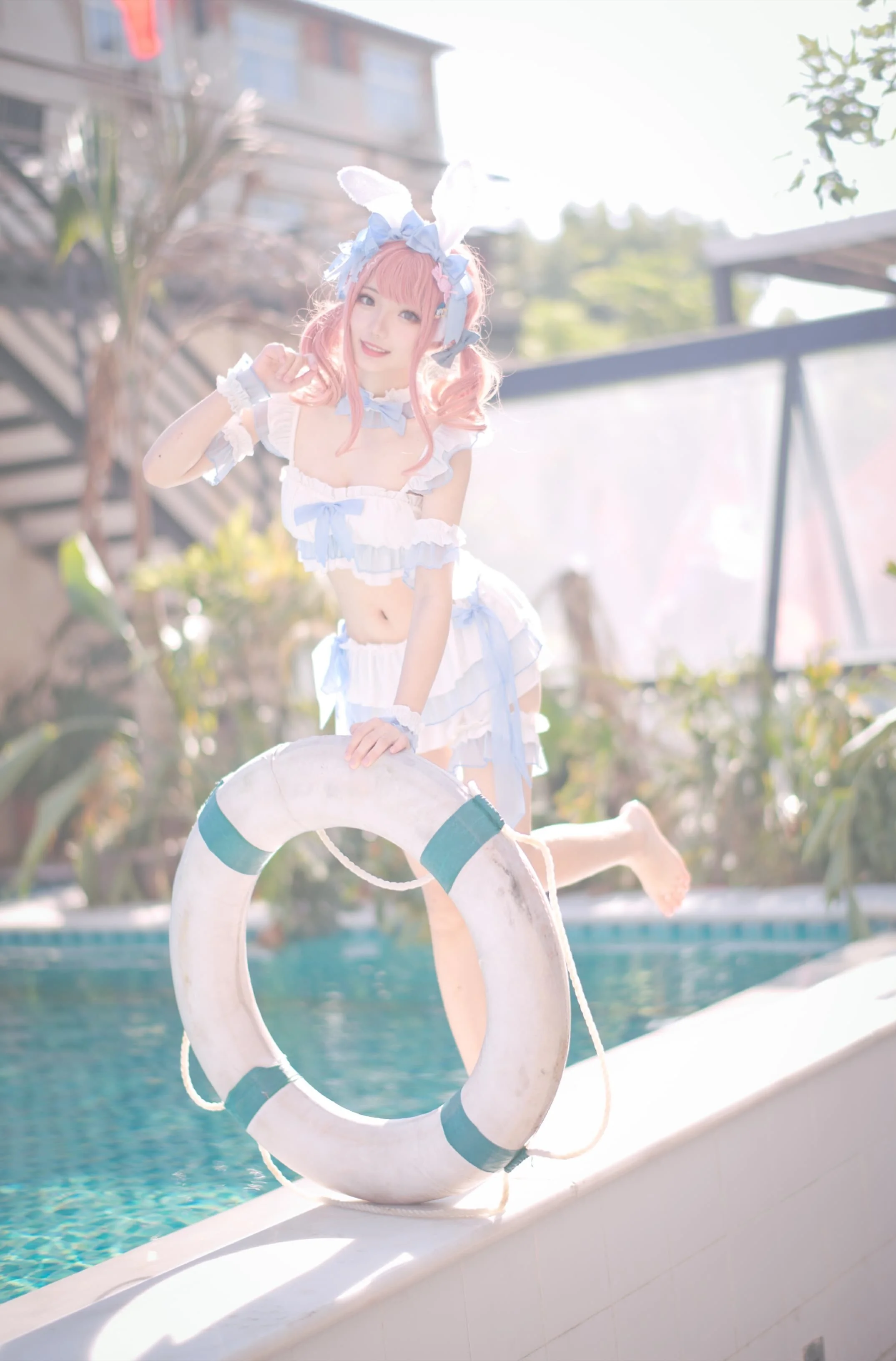 花柒Hana 夏日甜芯泳装写真