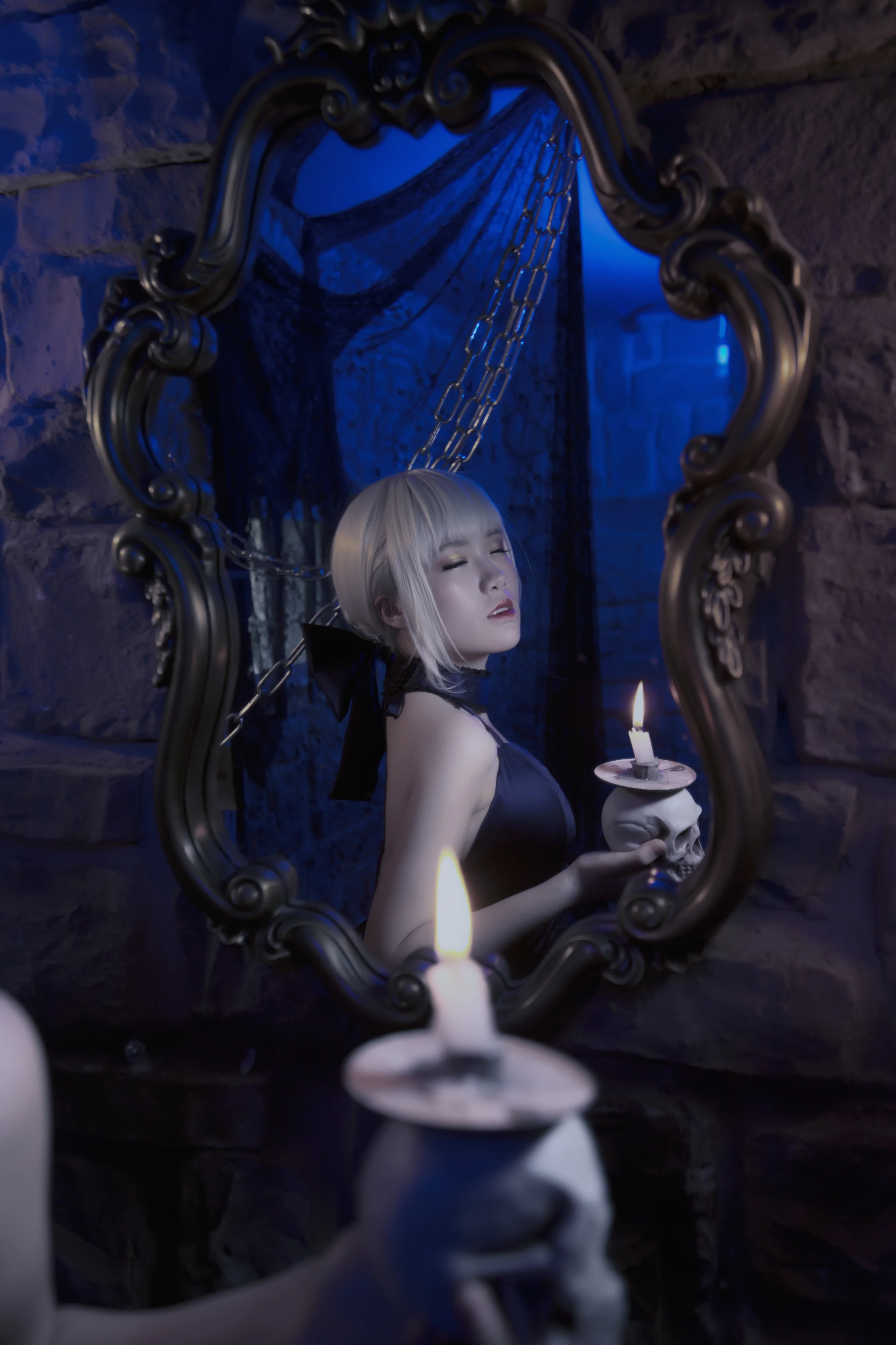 FGO黑saber礼服Ver. COS写真