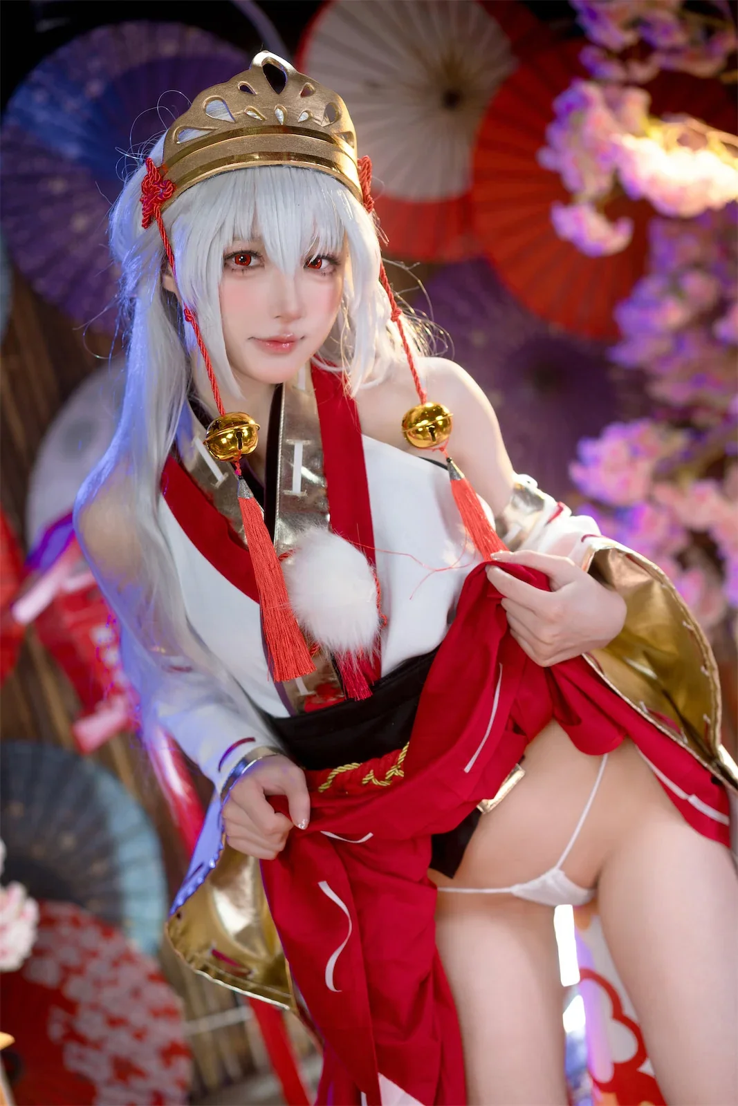 阿包也是兔娘 – 巫女浴池｜高清图片集