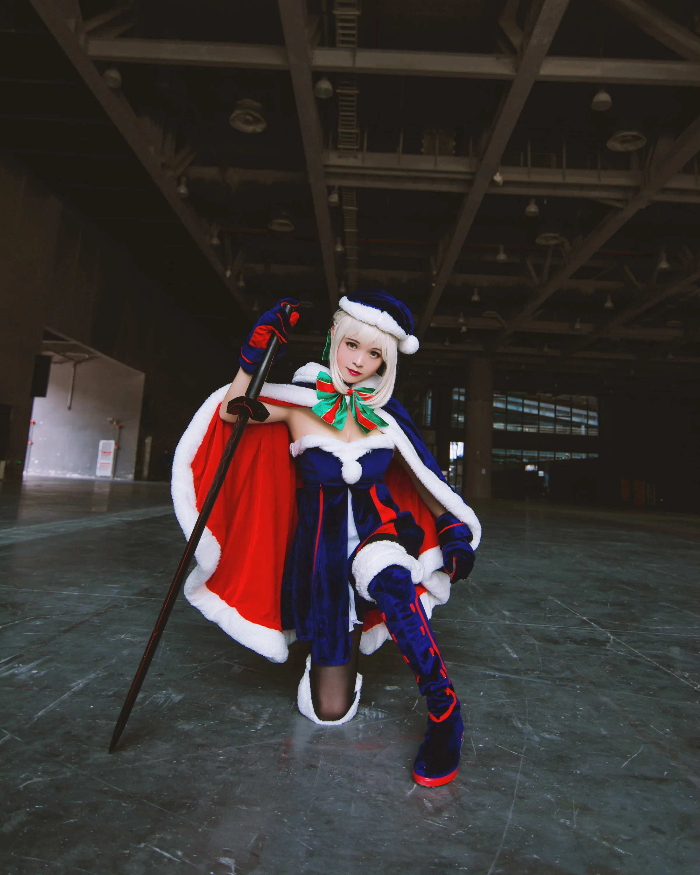FGO 圣诞阿尔托利亚alter COS写真