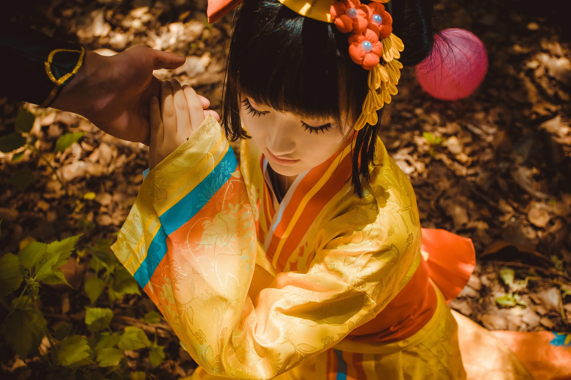 阴阳师山兔山蛙COS写真