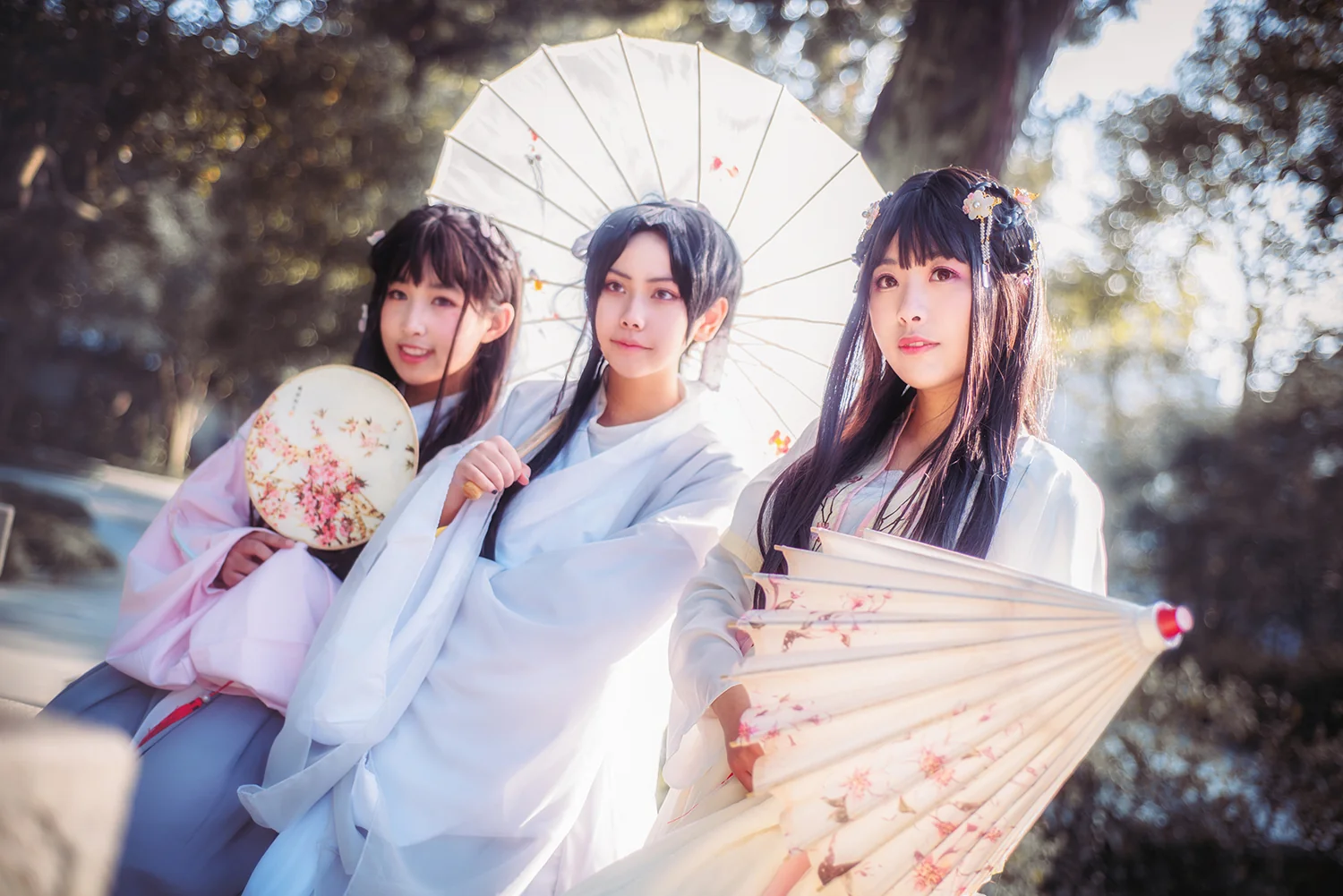 【汉服】人面桃花相映红｜高清图片集