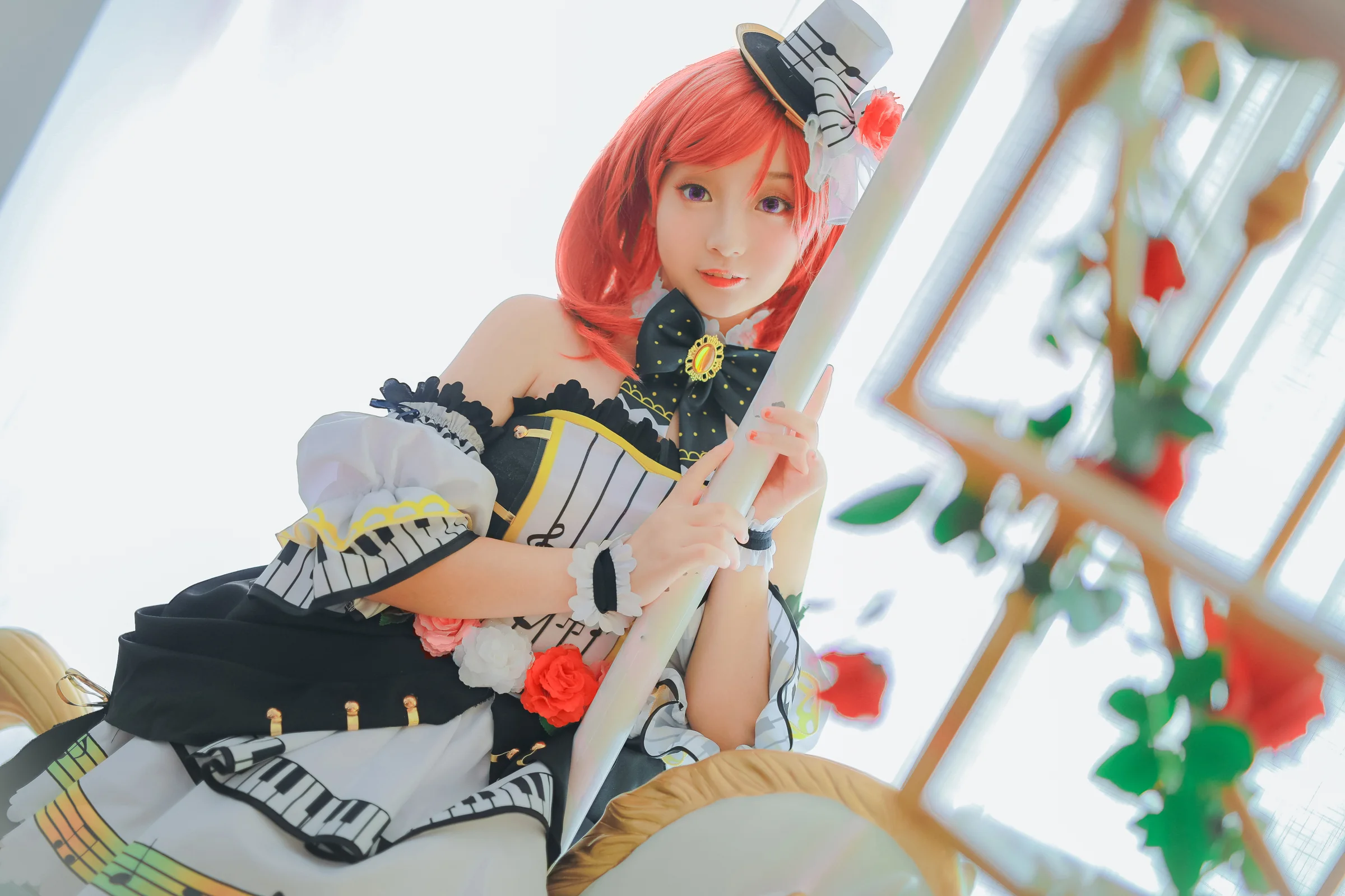 西木野真姬乐器觉醒COS写真