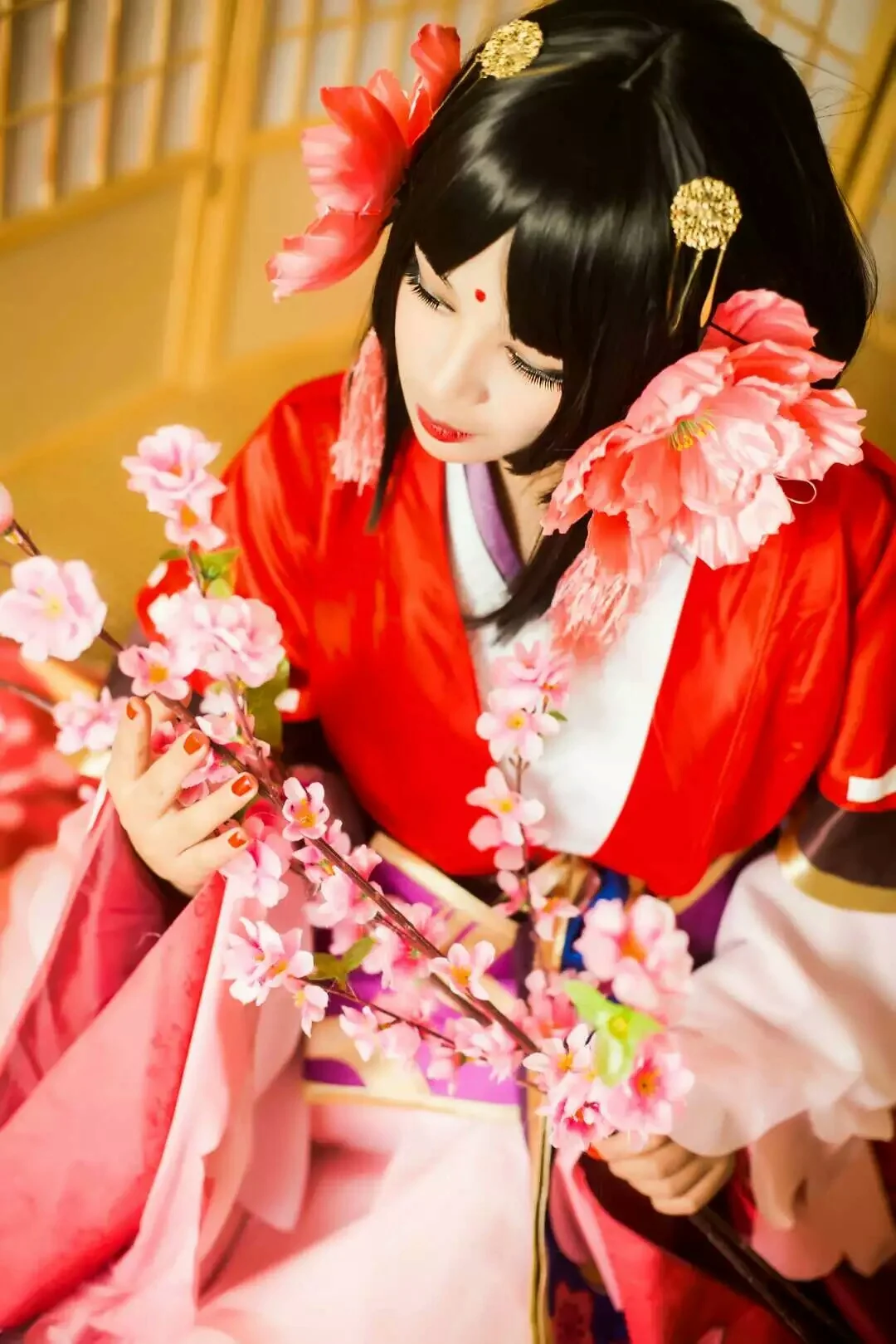 阴阳师――樱花妖COS写真