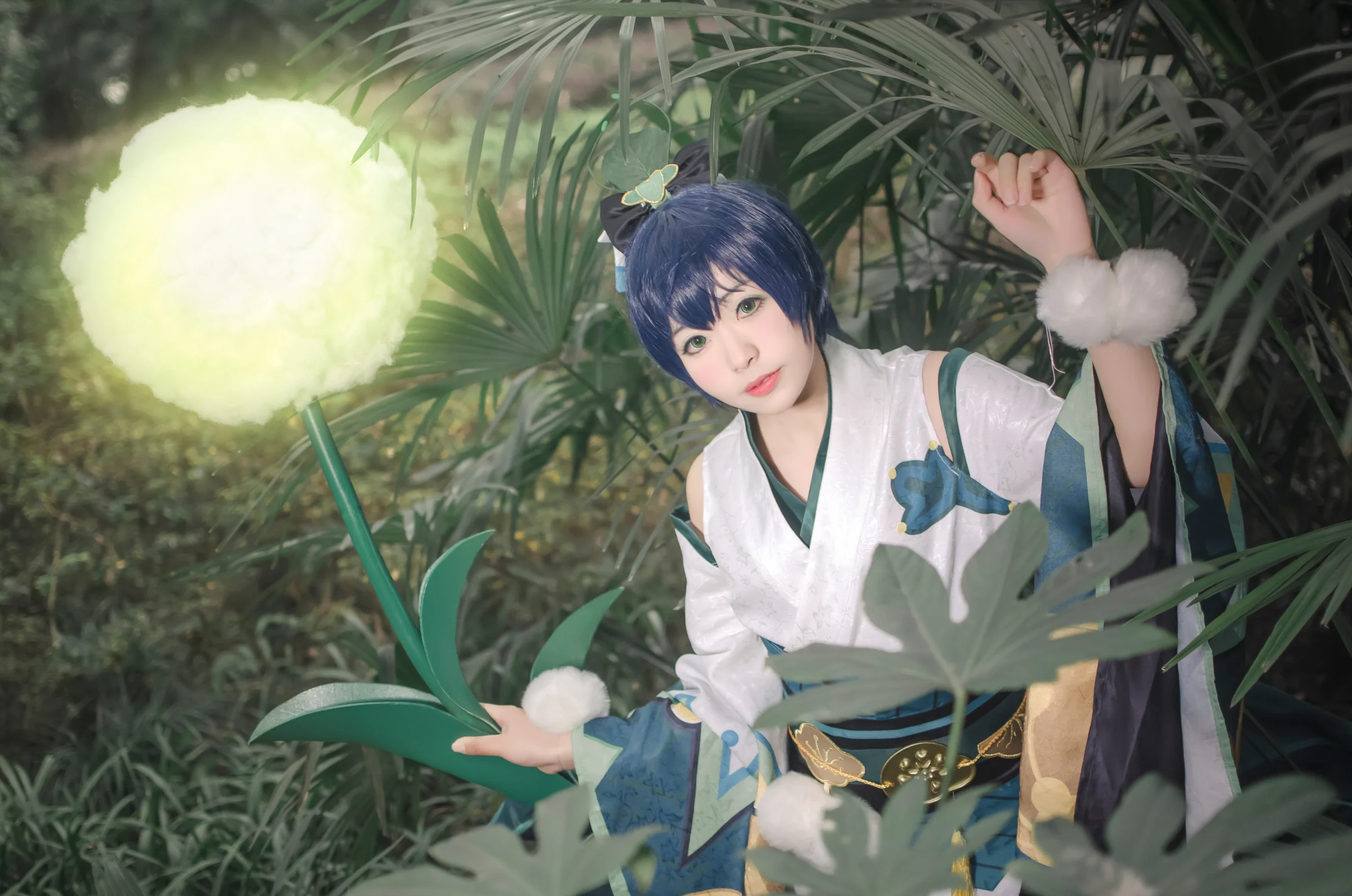 阴阳师萤草茨木童子COS写真