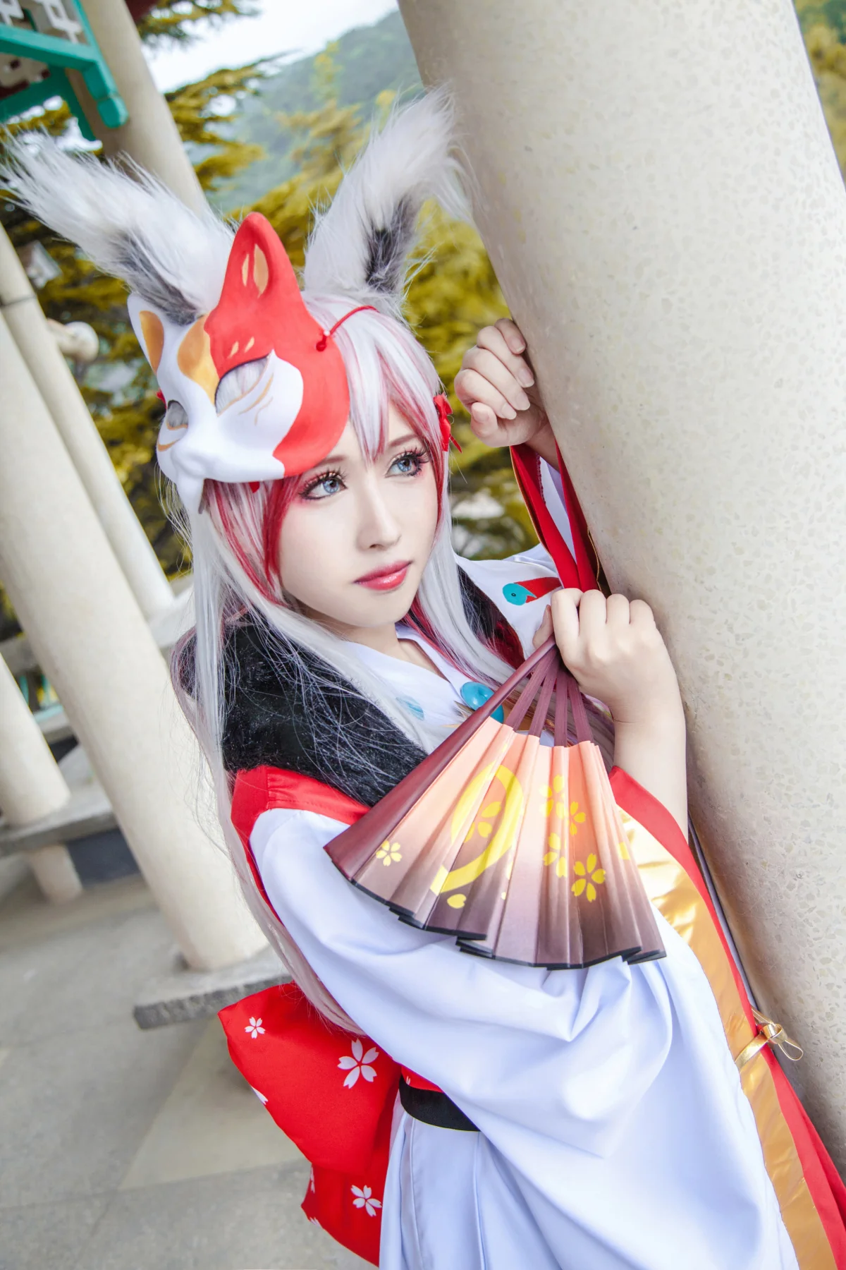 阴阳师手游 妖狐COS写真