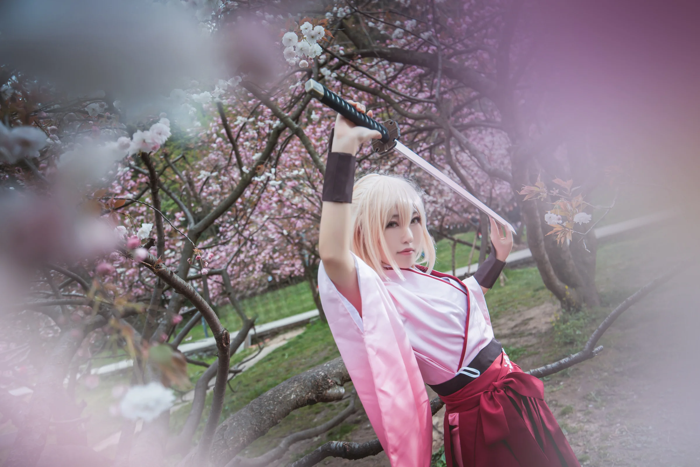 Fate/GrandOrder 冲田总司COS写真