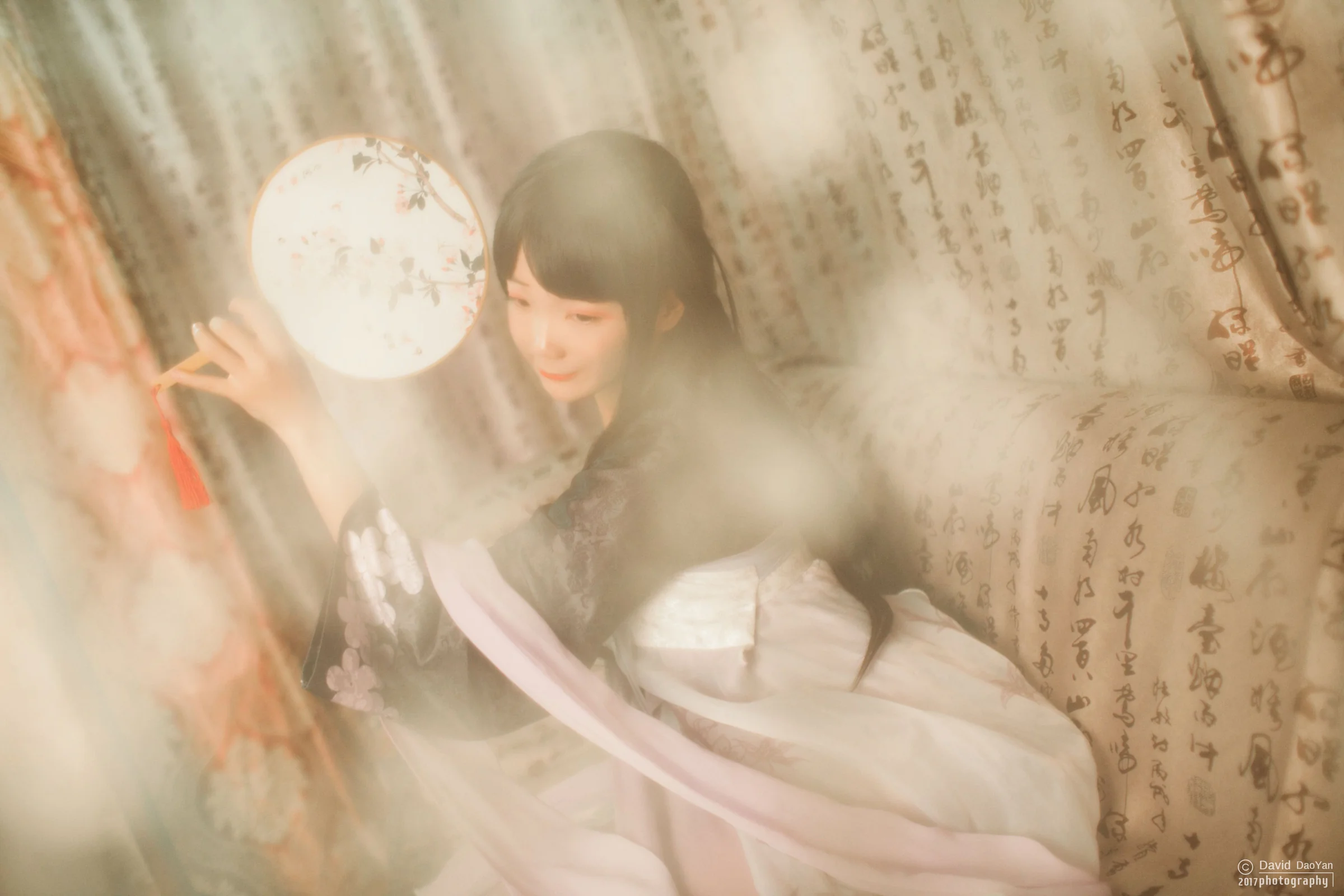 剑网三万花同人汉服襦裙COS写真