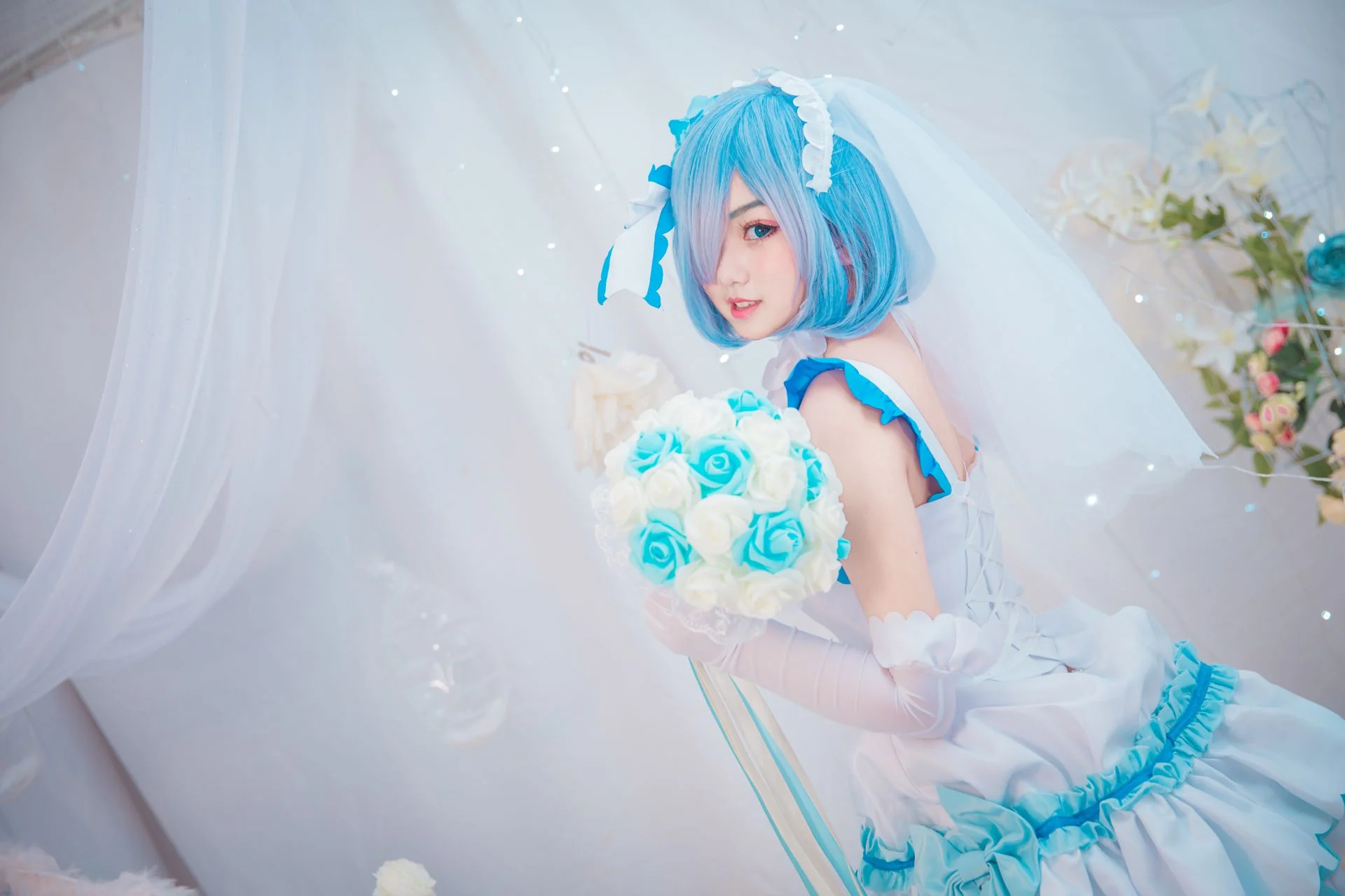 蕾姆花嫁COS写真