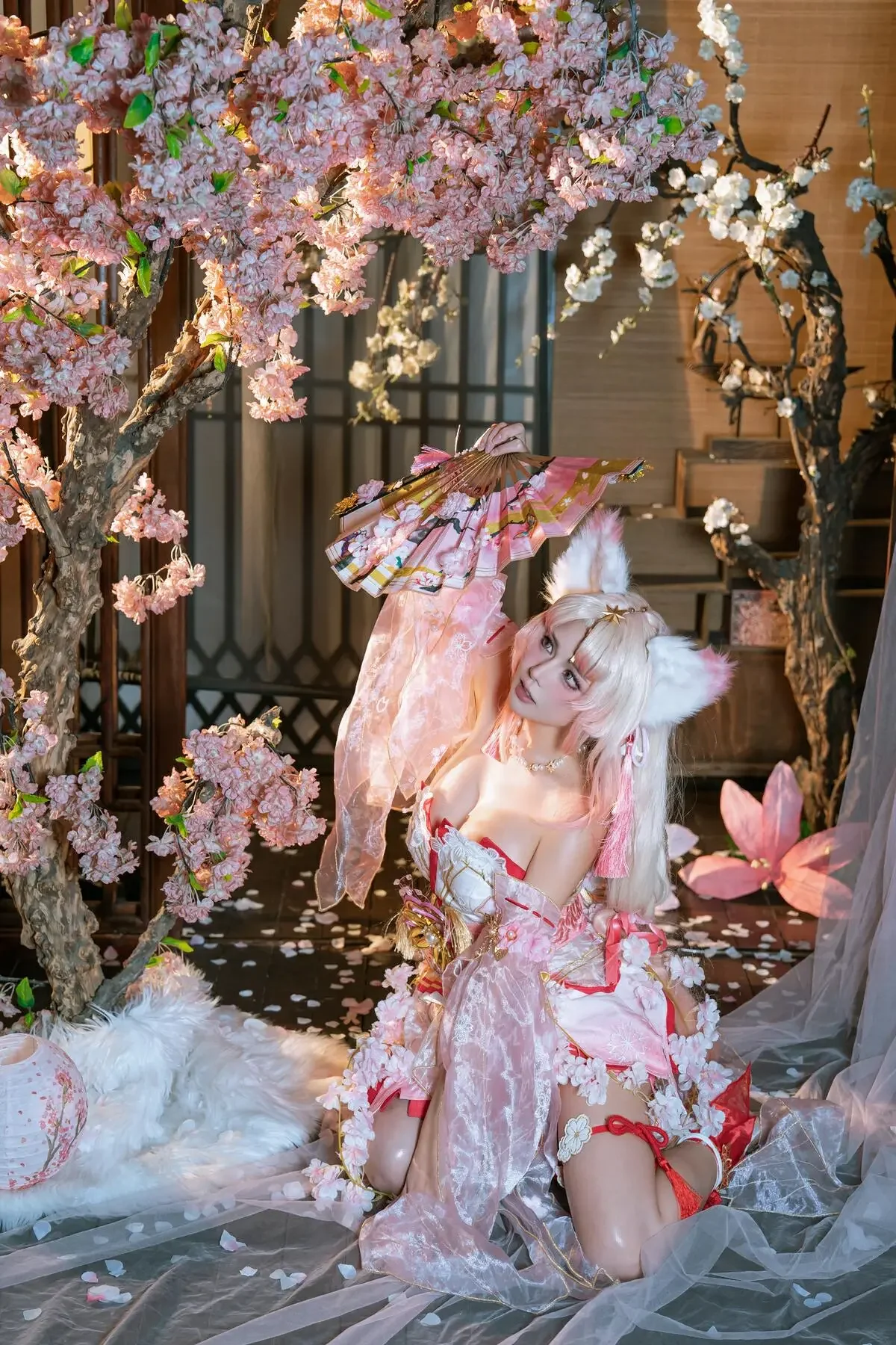 七月喵子 – 胡桃和殷紫萍COS写真