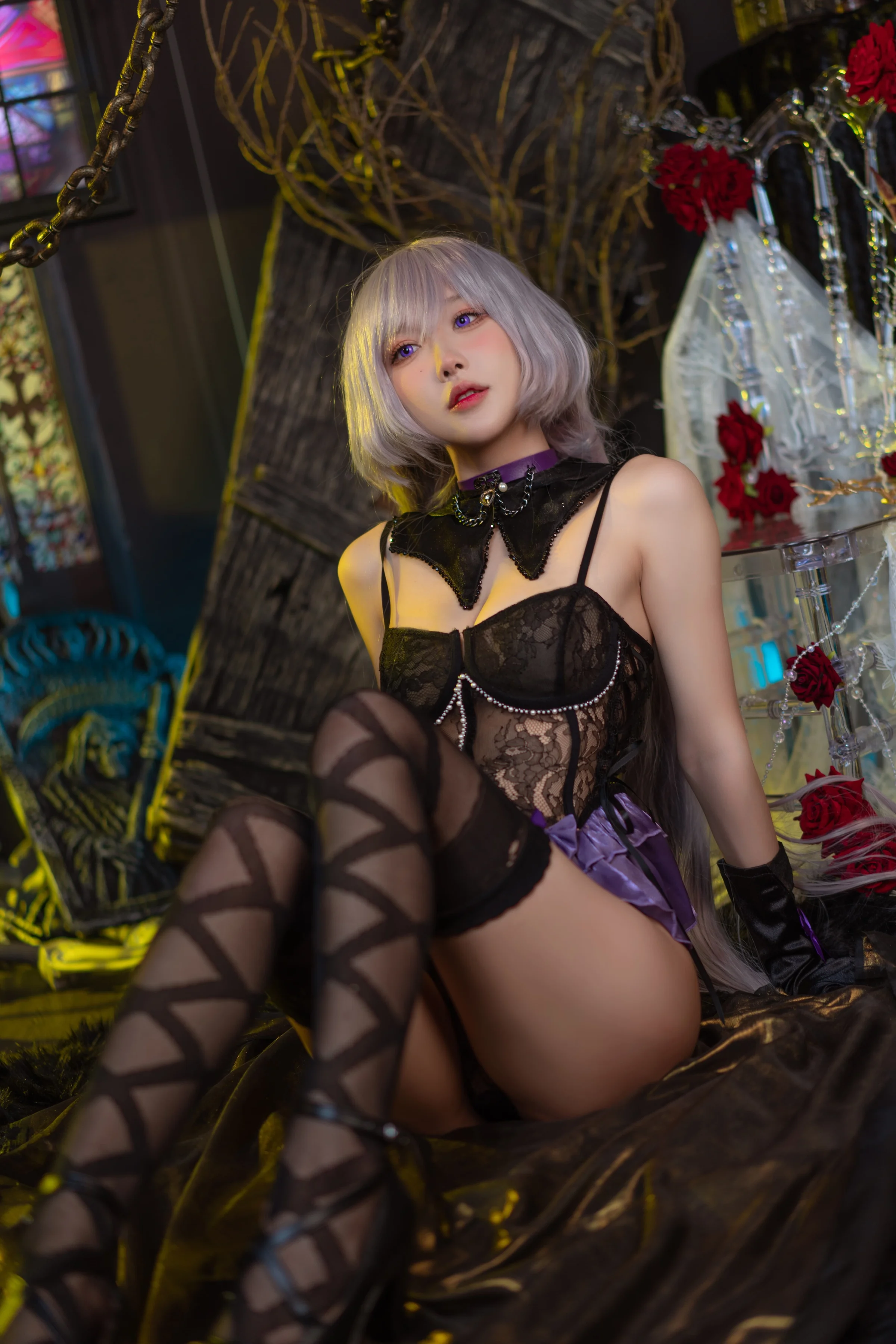 阿包也是兔娘 – 午夜瞌睡魔女｜高清图片集
